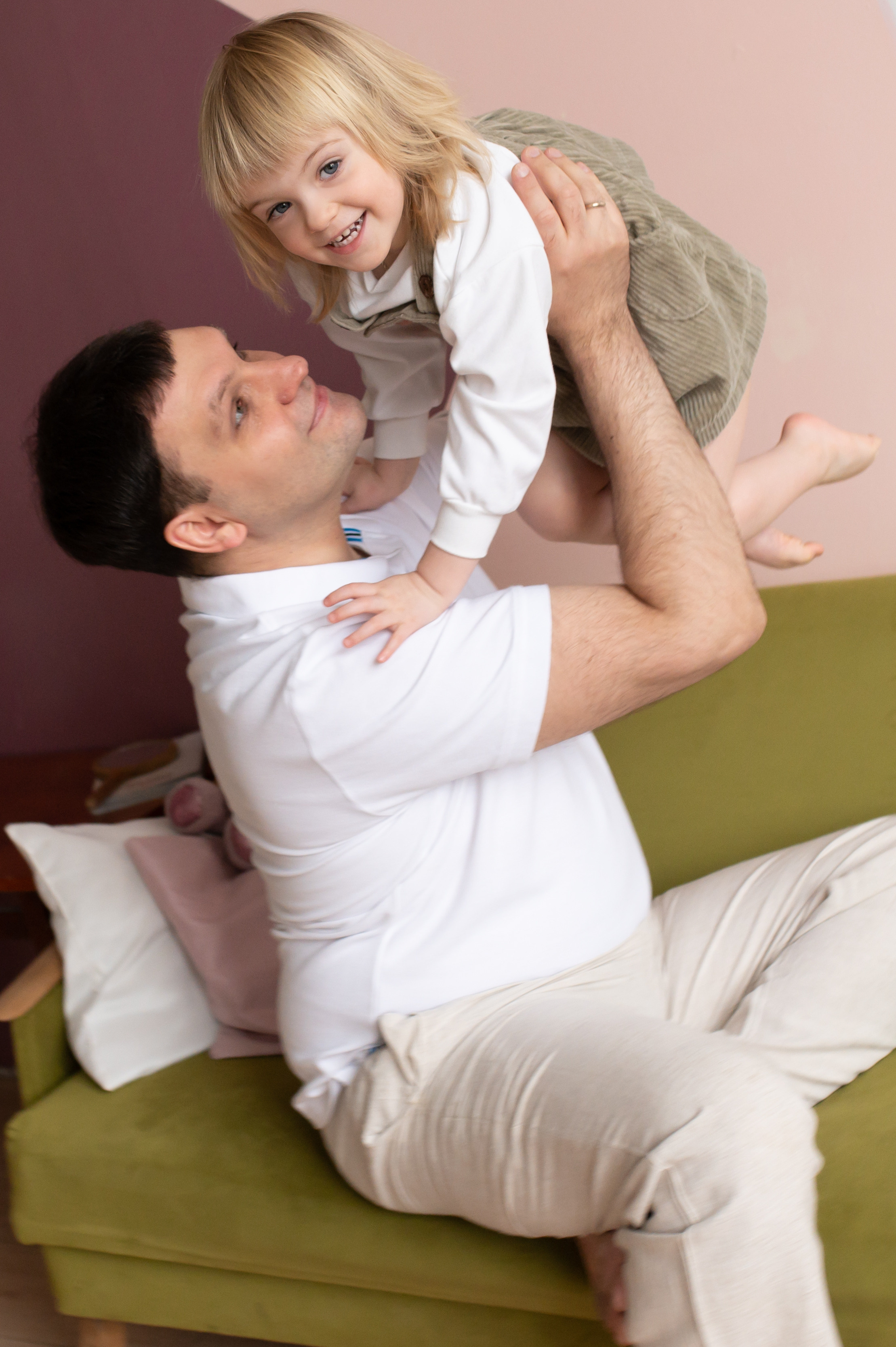 Семейная съемка в студии. Семейный фотограф в Москве Ольга Барсукова