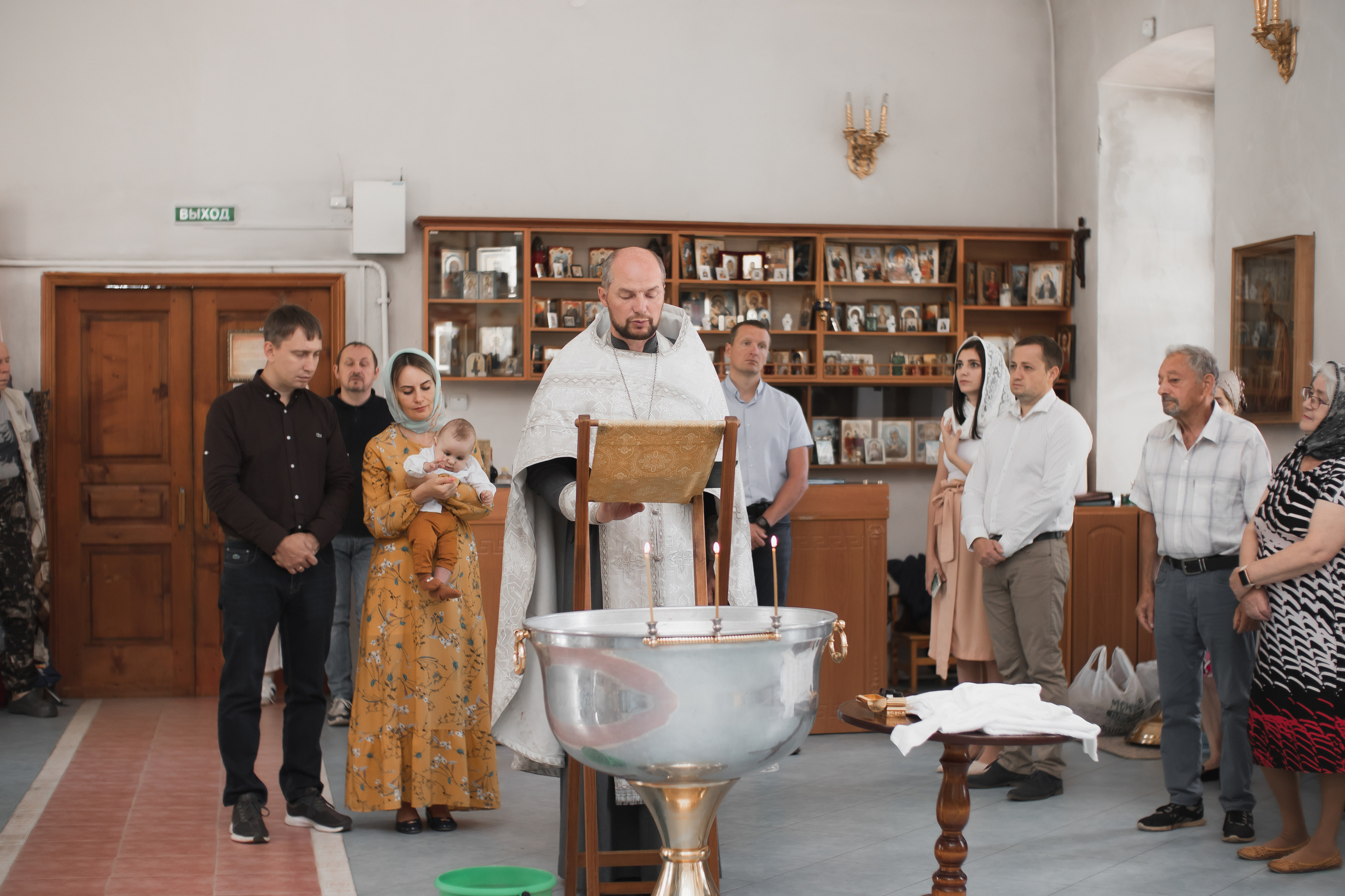 Крещение Ильи. Фотограф Елизавета Князева Сергиев Посад, Москва