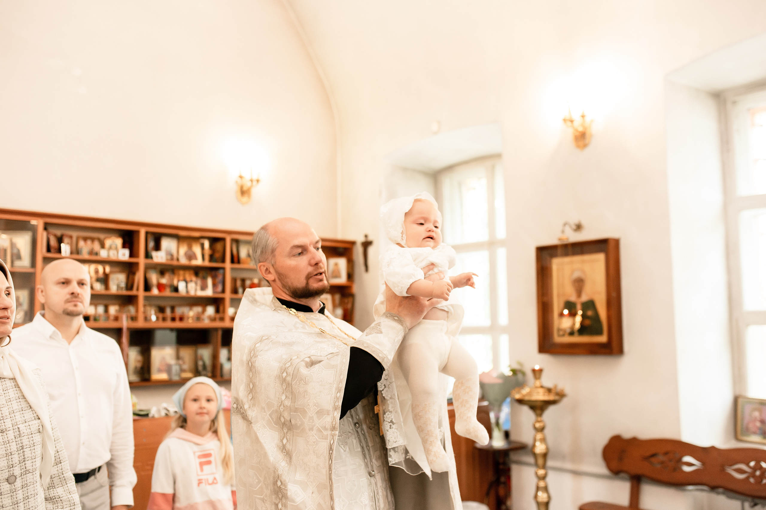 Крещение Вероники. Фотограф Елизавета Князева Сергиев Посад, Москва