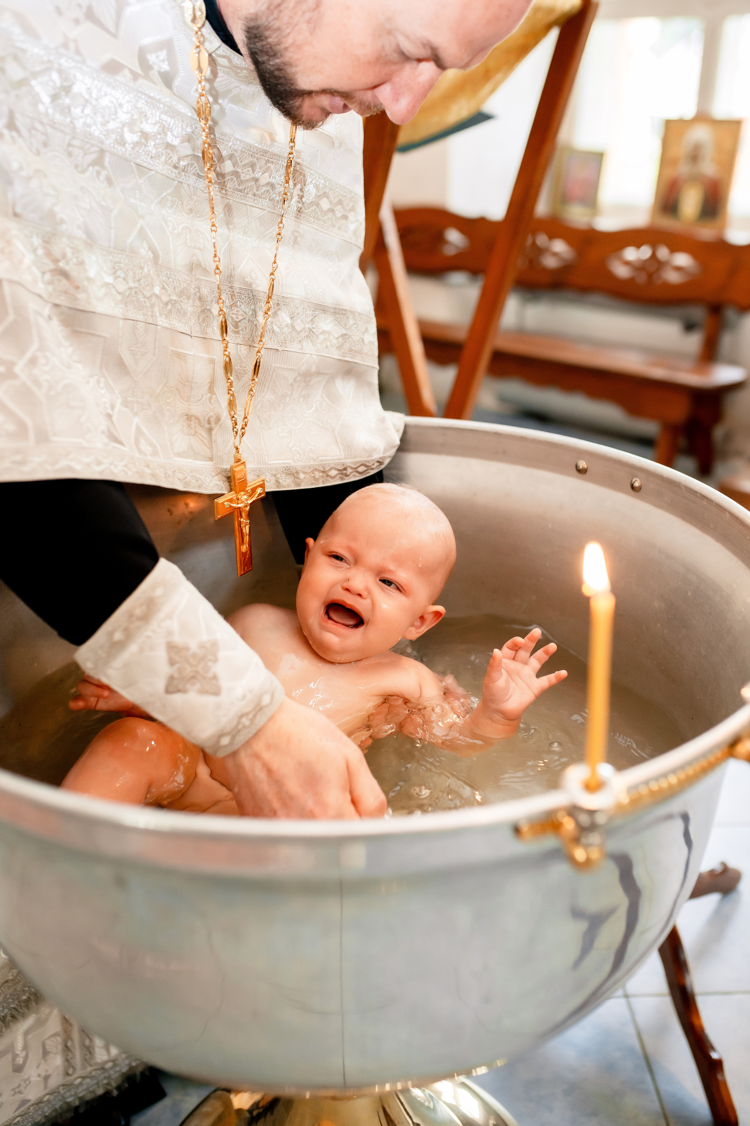 Крещение Вероники. Фотограф Елизавета Князева Сергиев Посад, Москва