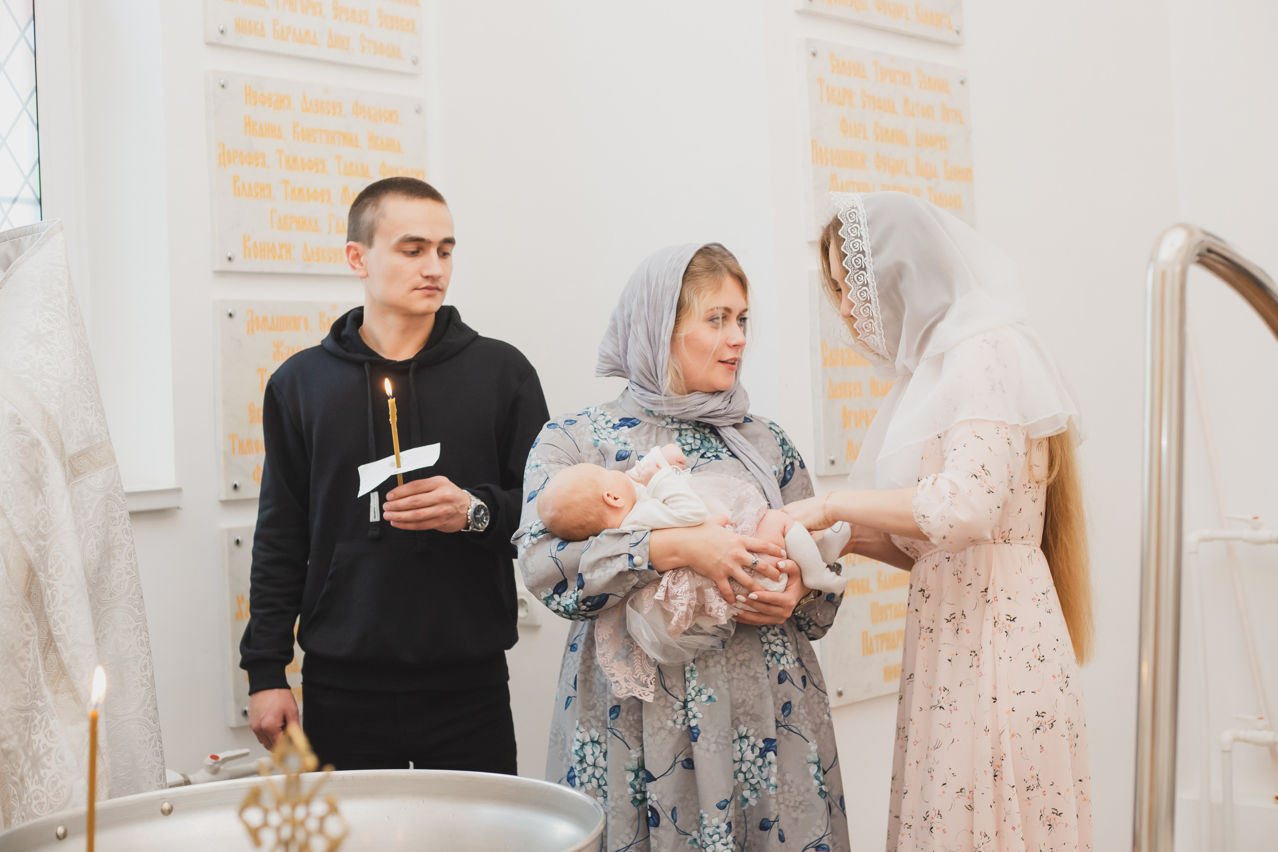 Крещение Виктории. Фотограф Елизавета Князева Сергиев Посад, Москва