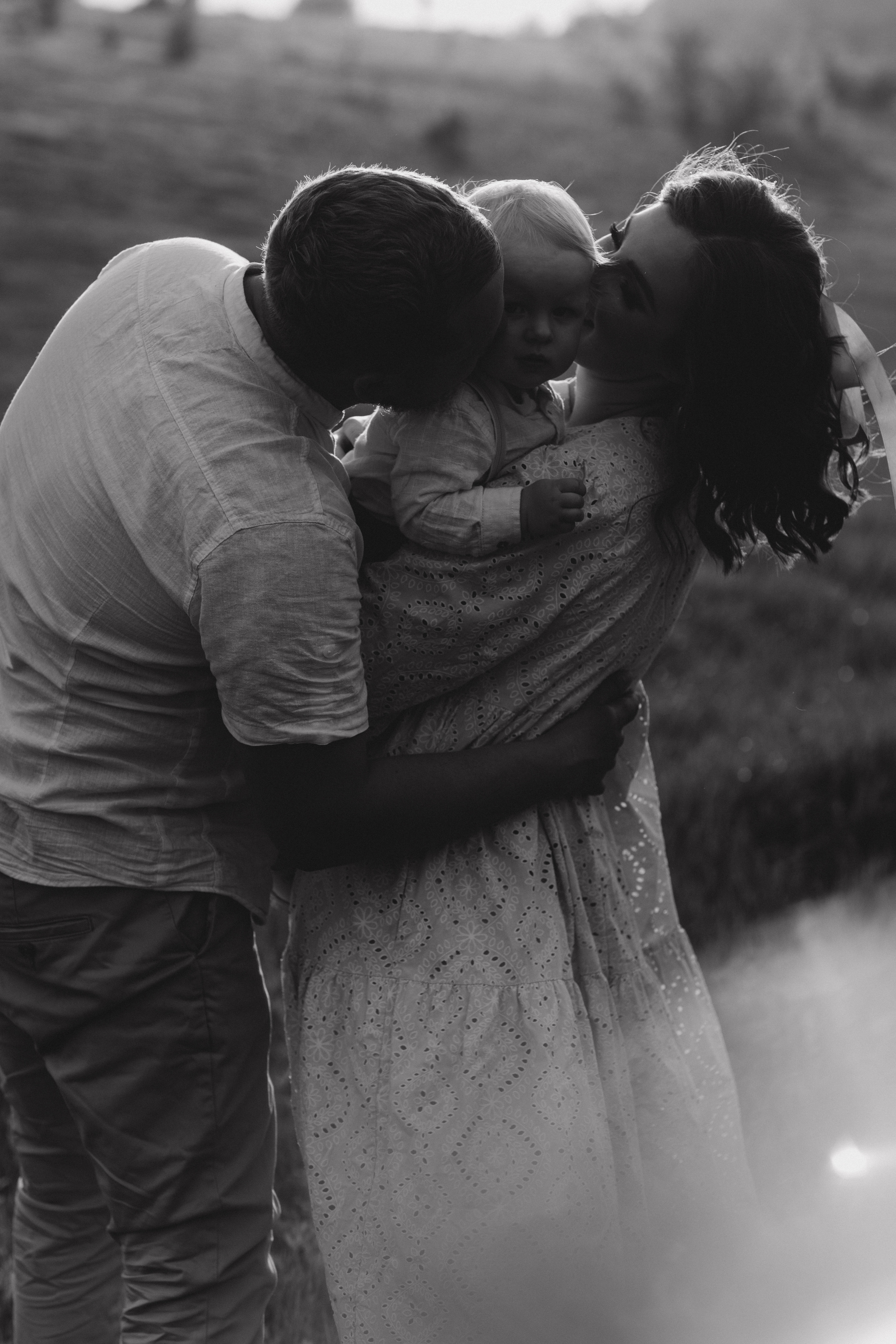 Захар, мама Света, папа Леша. Семейный фотограф Оля Гладченко