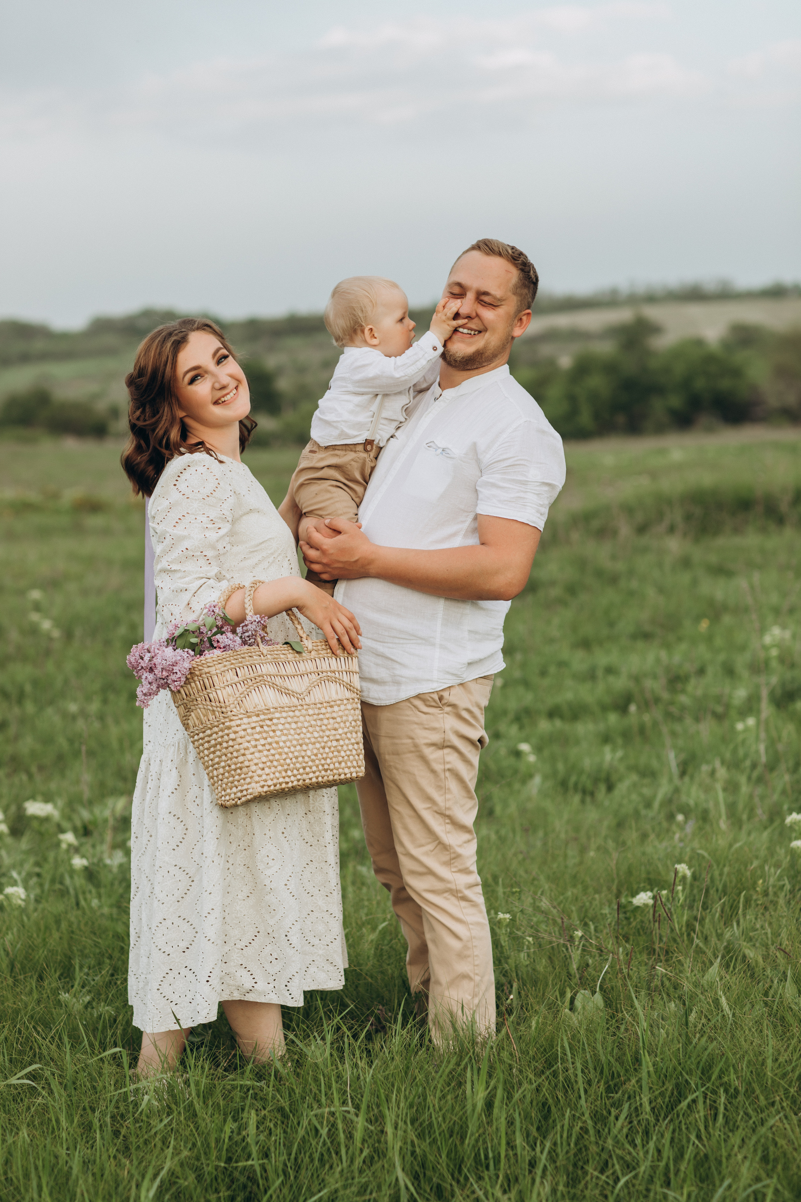 Захар, мама Света, папа Леша. Семейный фотограф Оля Гладченко