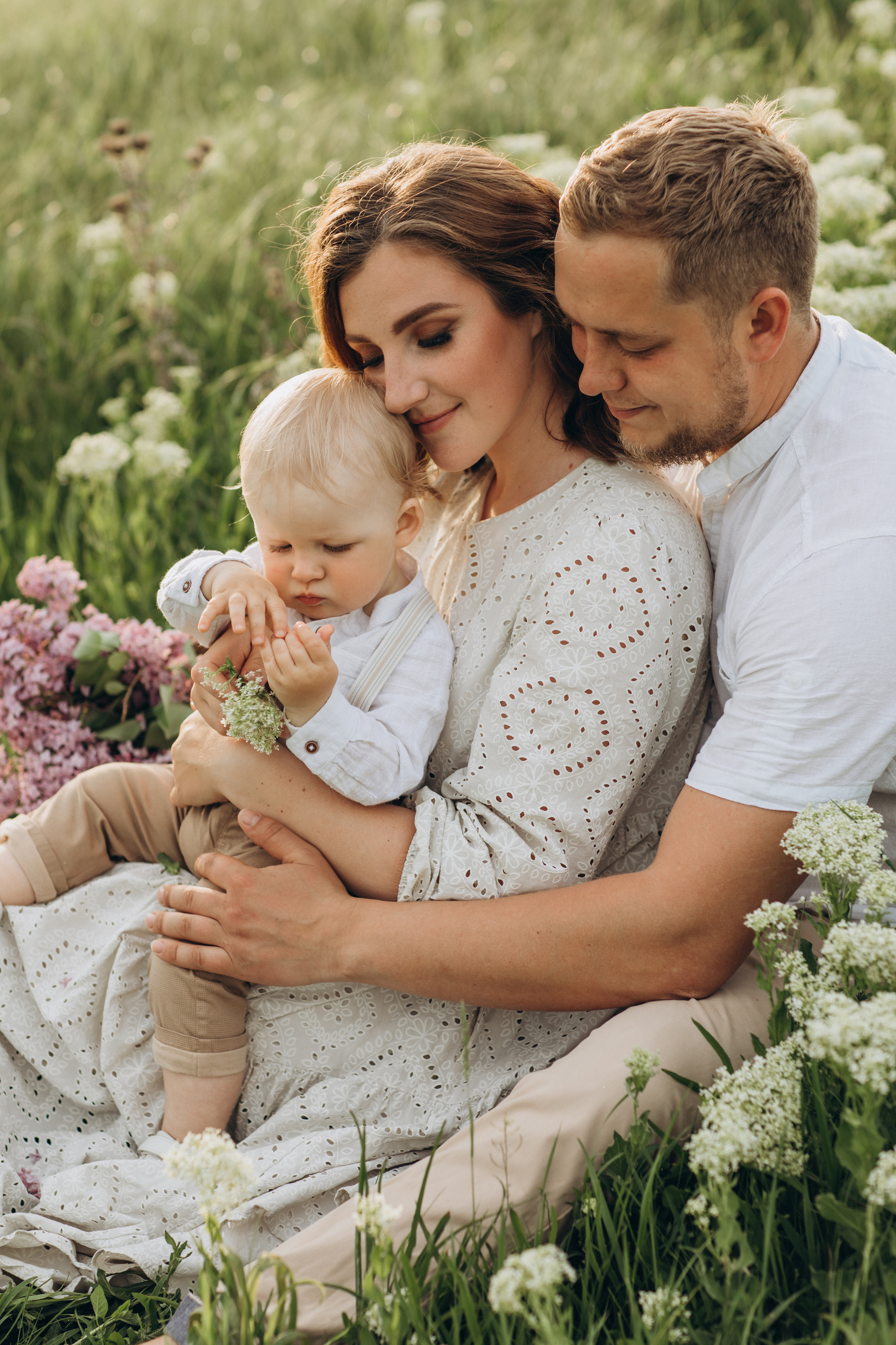 Захар, мама Света, папа Леша. Семейный фотограф Оля Гладченко