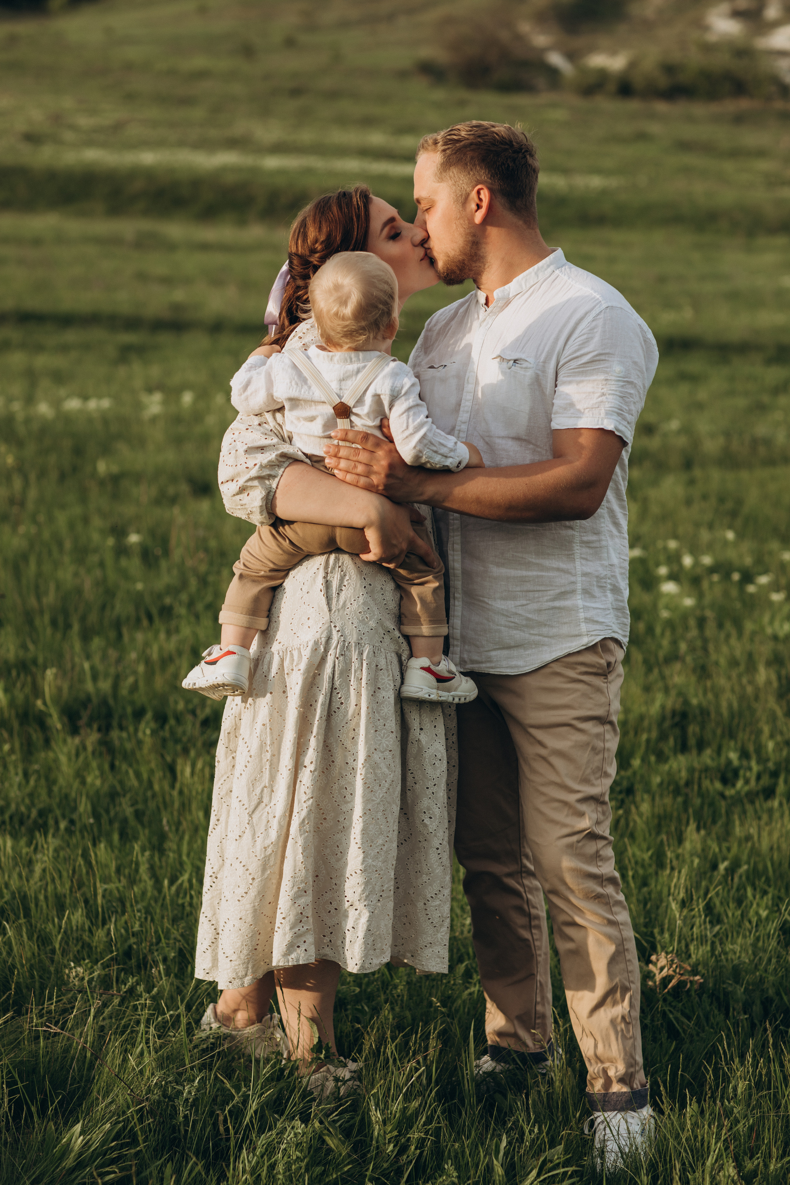 Захар, мама Света, папа Леша. Семейный фотограф Оля Гладченко