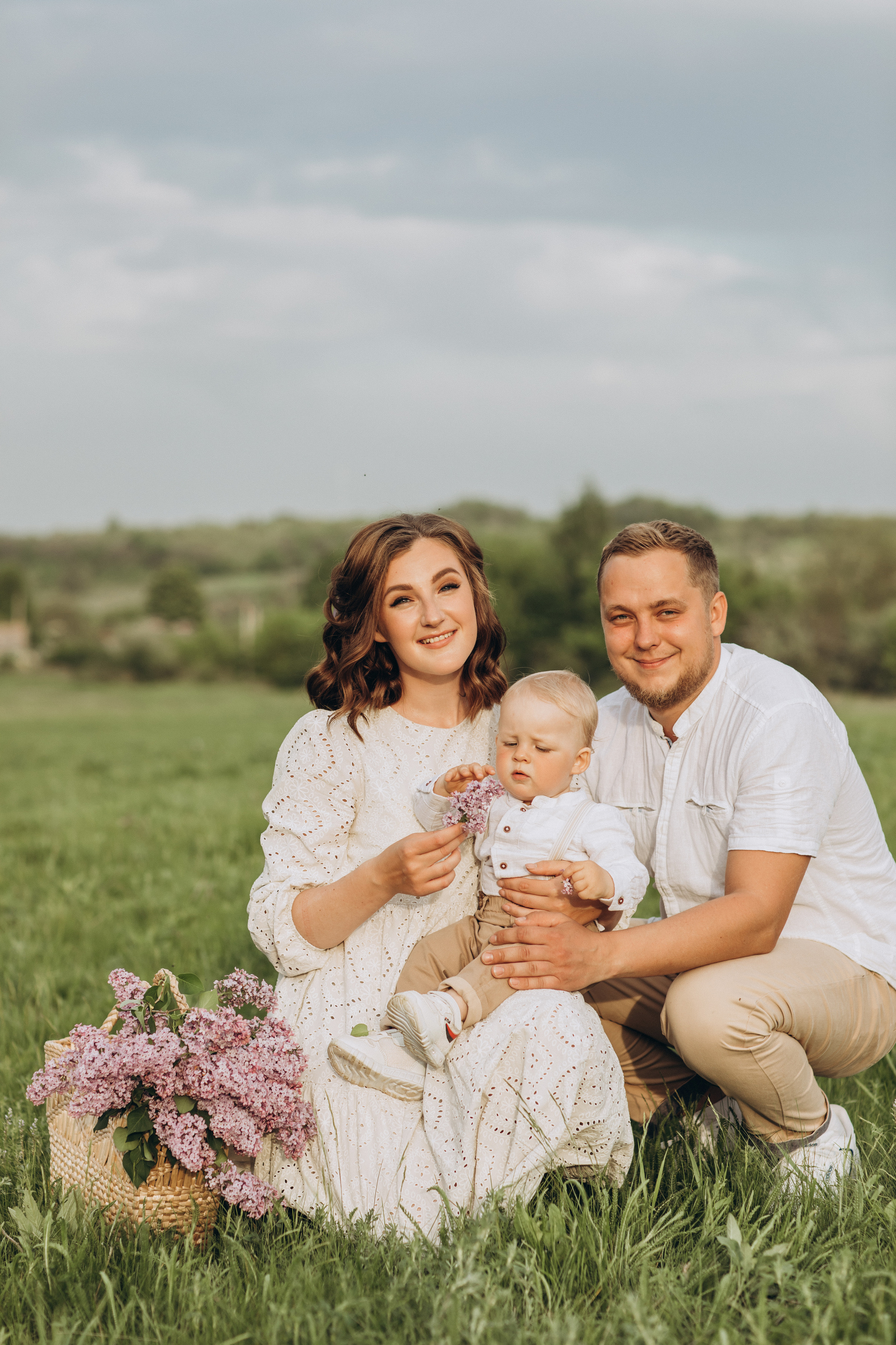 Захар, мама Света, папа Леша. Семейный фотограф Оля Гладченко