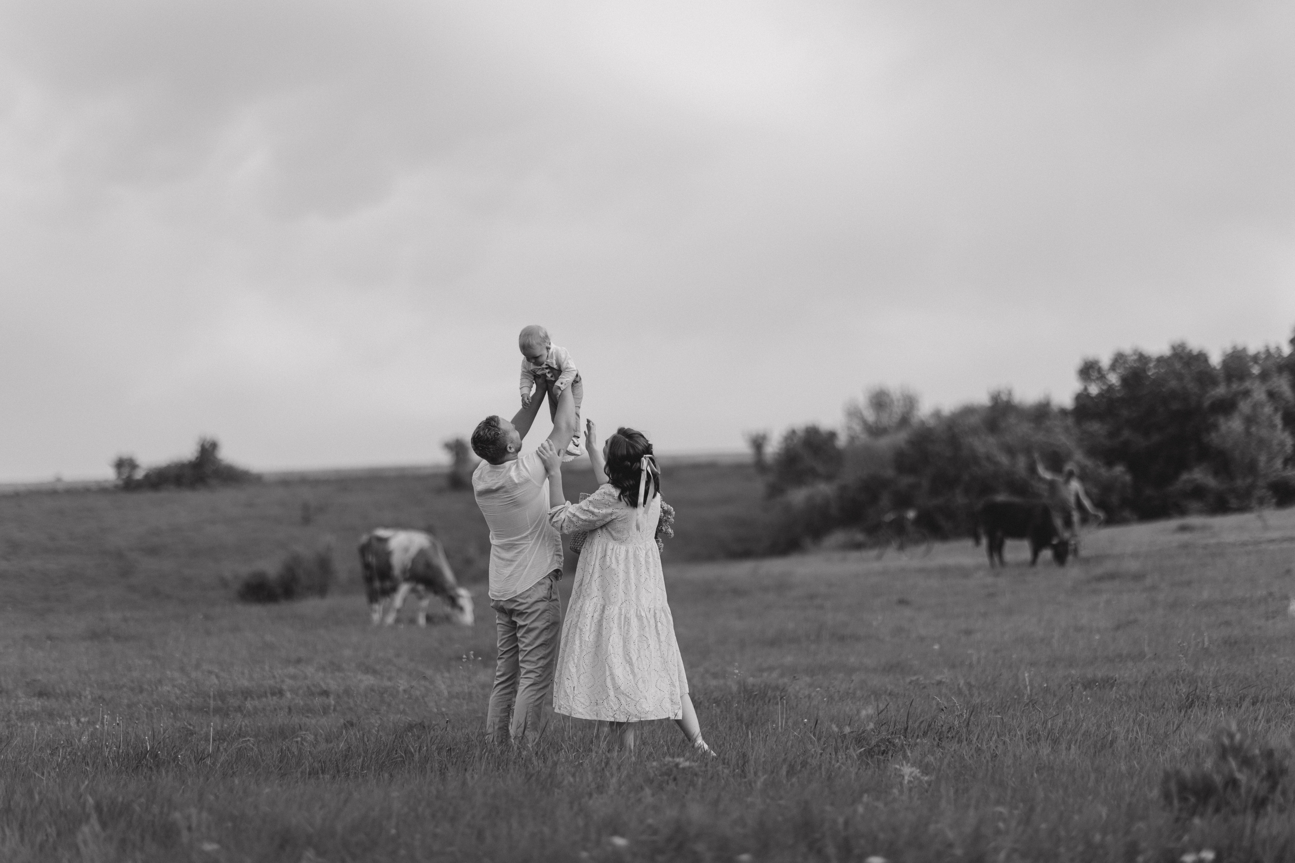 Захар, мама Света, папа Леша. Семейный фотограф Оля Гладченко