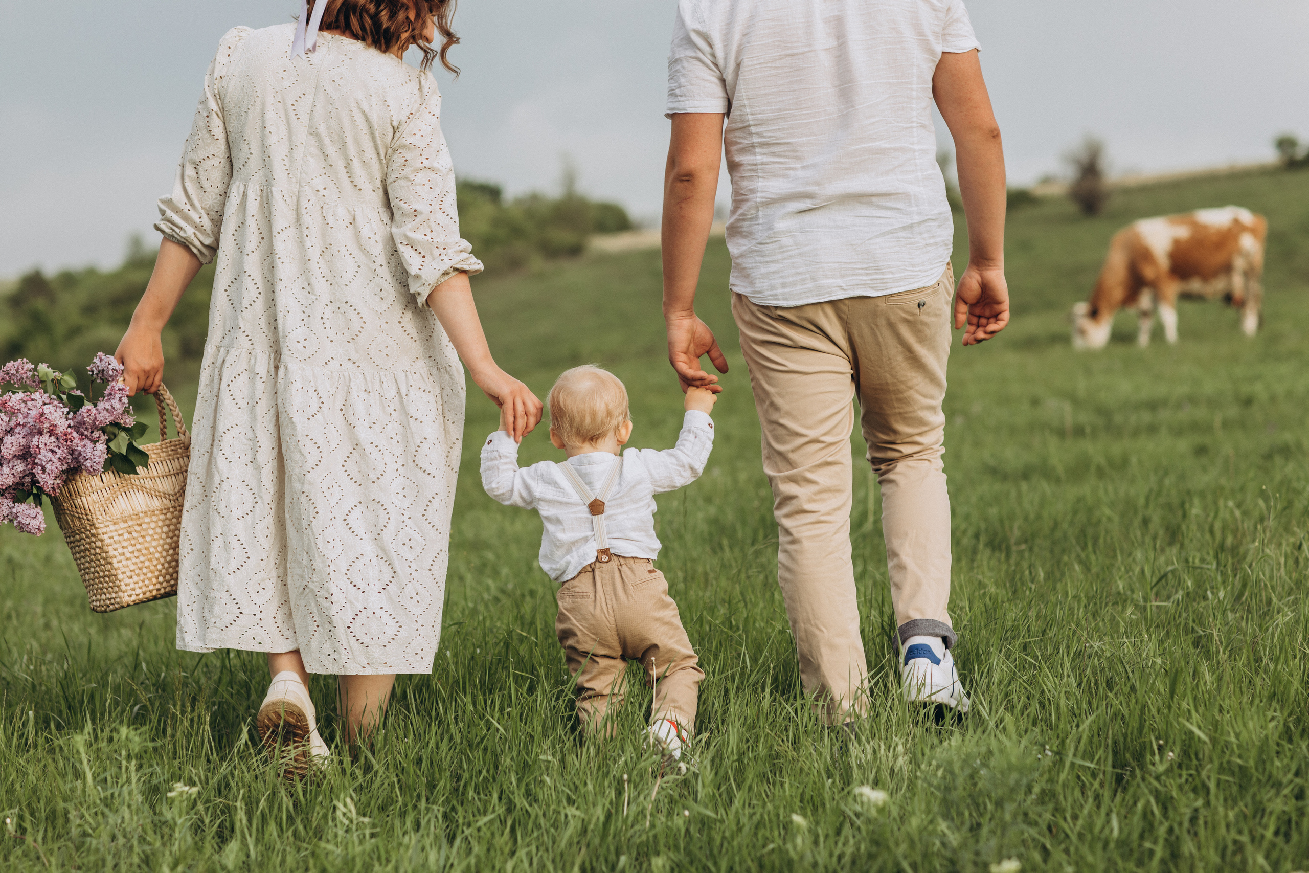 Захар, мама Света, папа Леша. Семейный фотограф Оля Гладченко