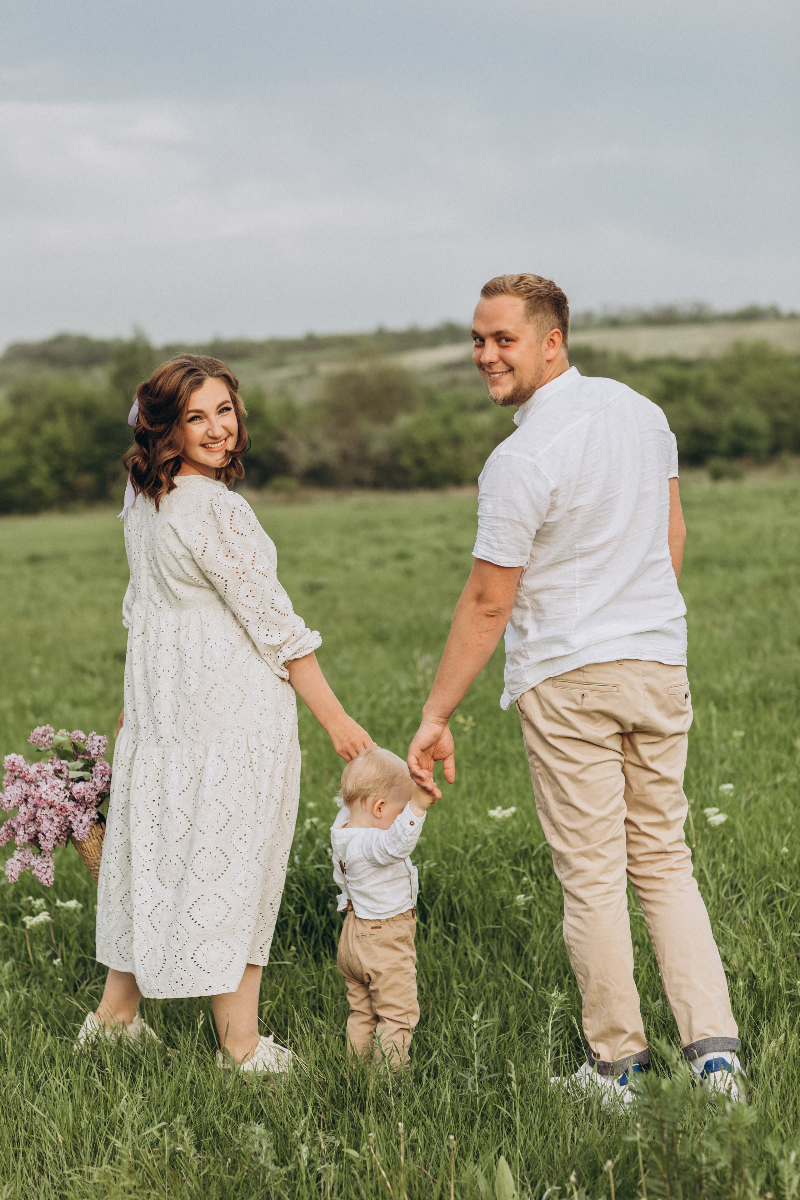 Захар, мама Света, папа Леша. Семейный фотограф Оля Гладченко