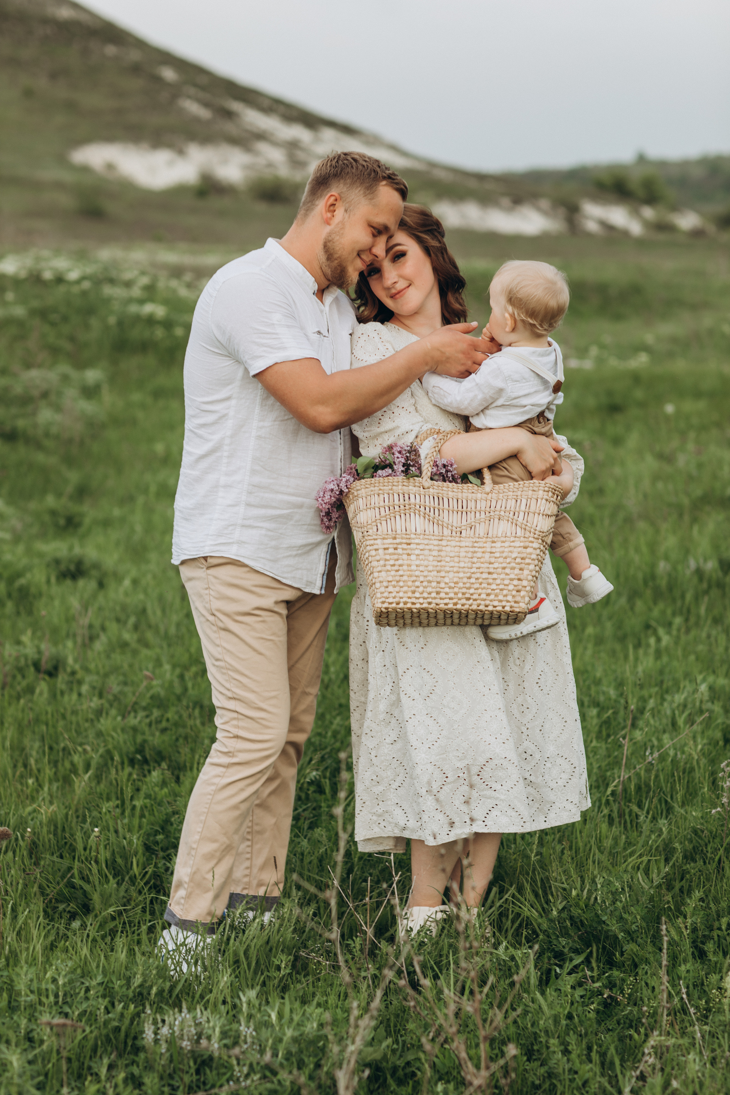 Захар, мама Света, папа Леша. Семейный фотограф Оля Гладченко