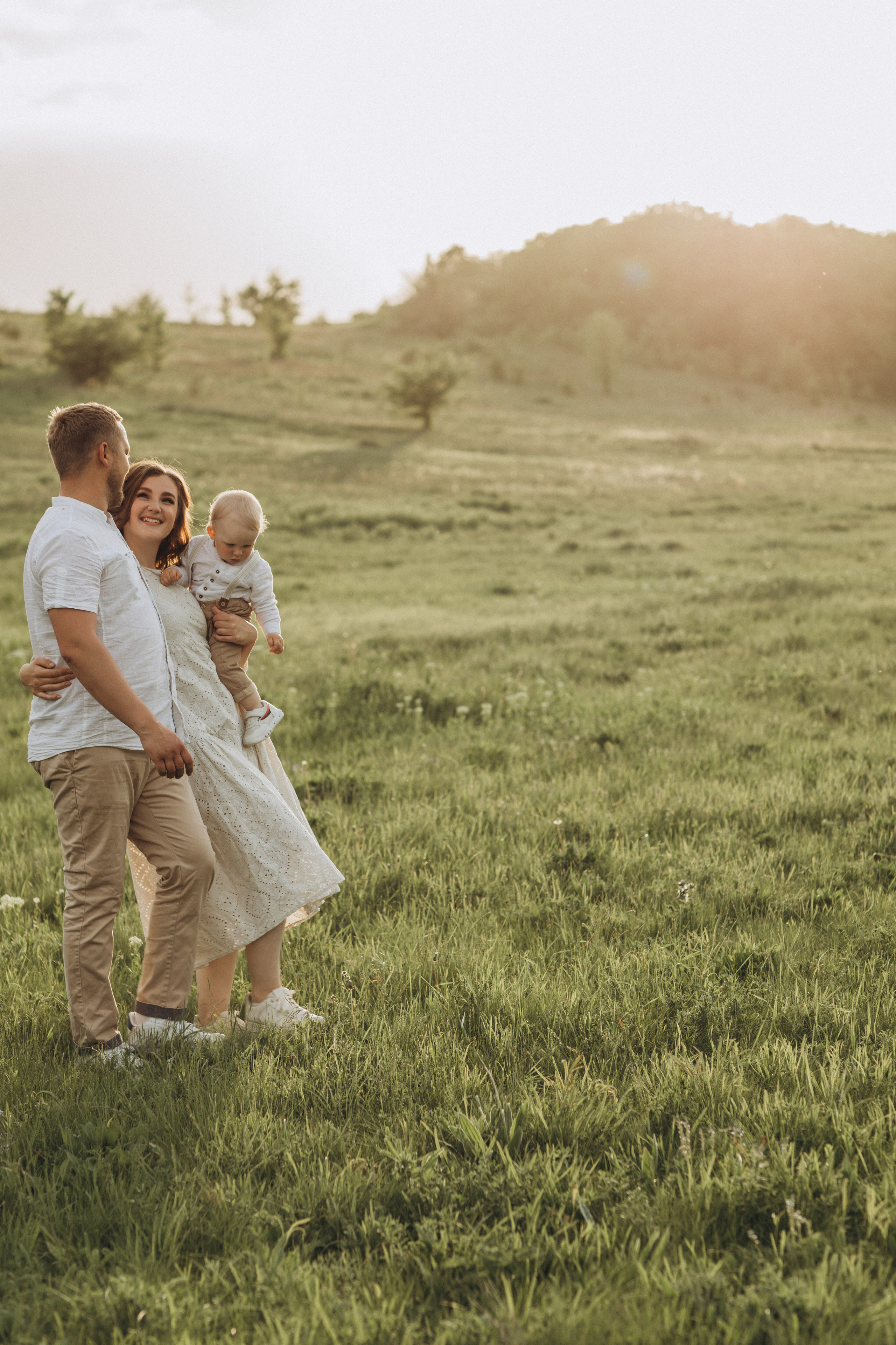Захар, мама Света, папа Леша. Семейный фотограф Оля Гладченко