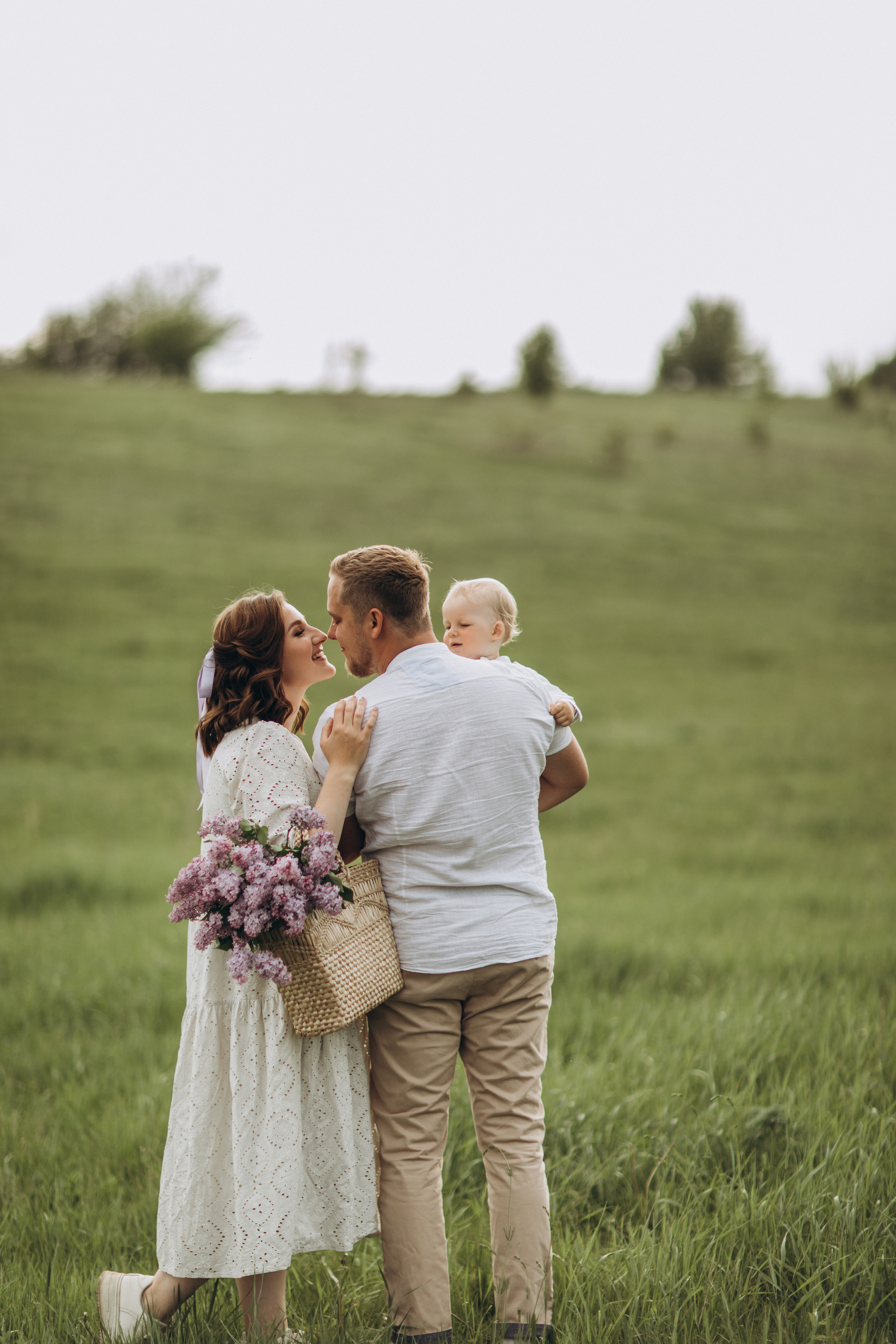 Захар, мама Света, папа Леша. Семейный фотограф Оля Гладченко