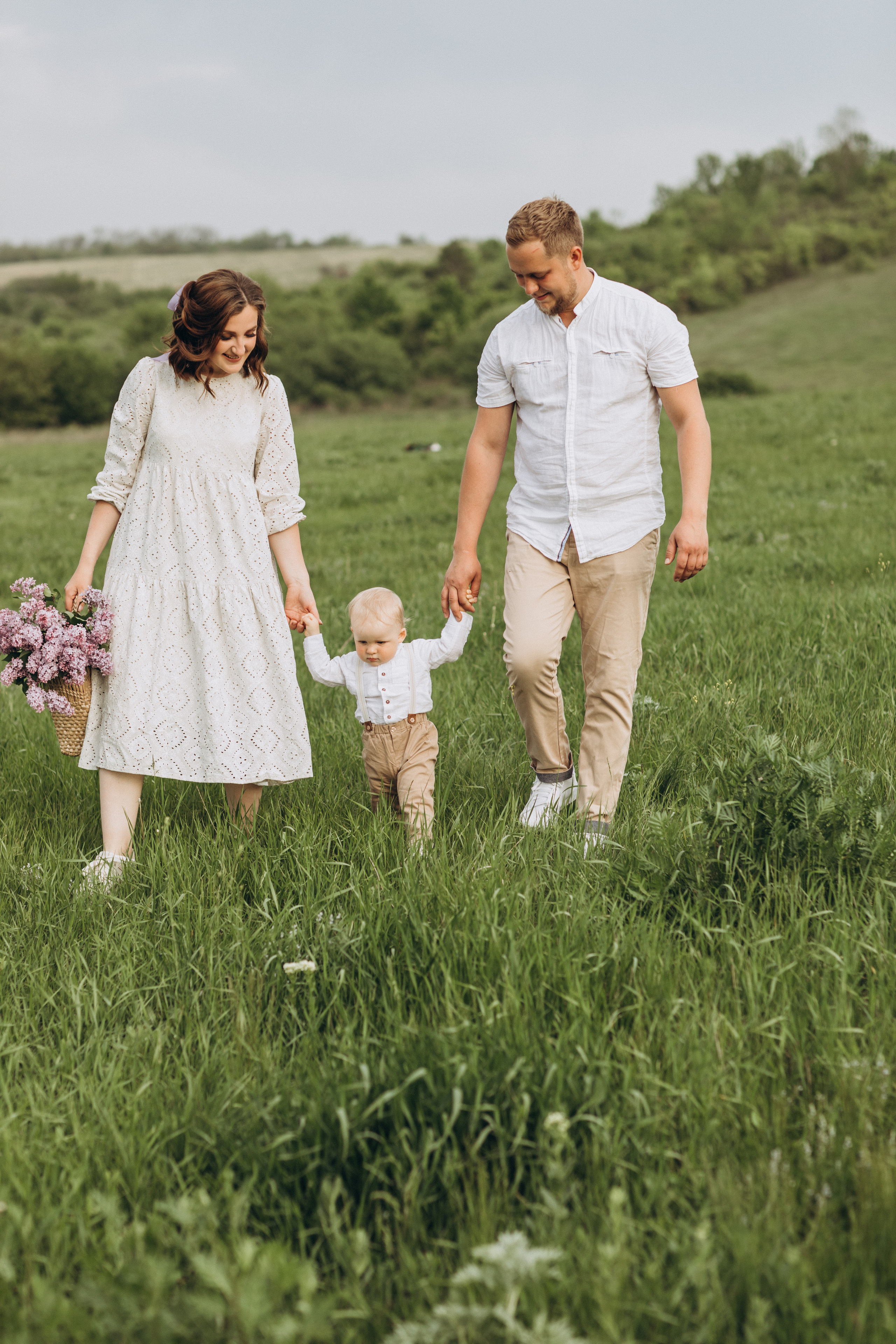 Захар, мама Света, папа Леша. Семейный фотограф Оля Гладченко