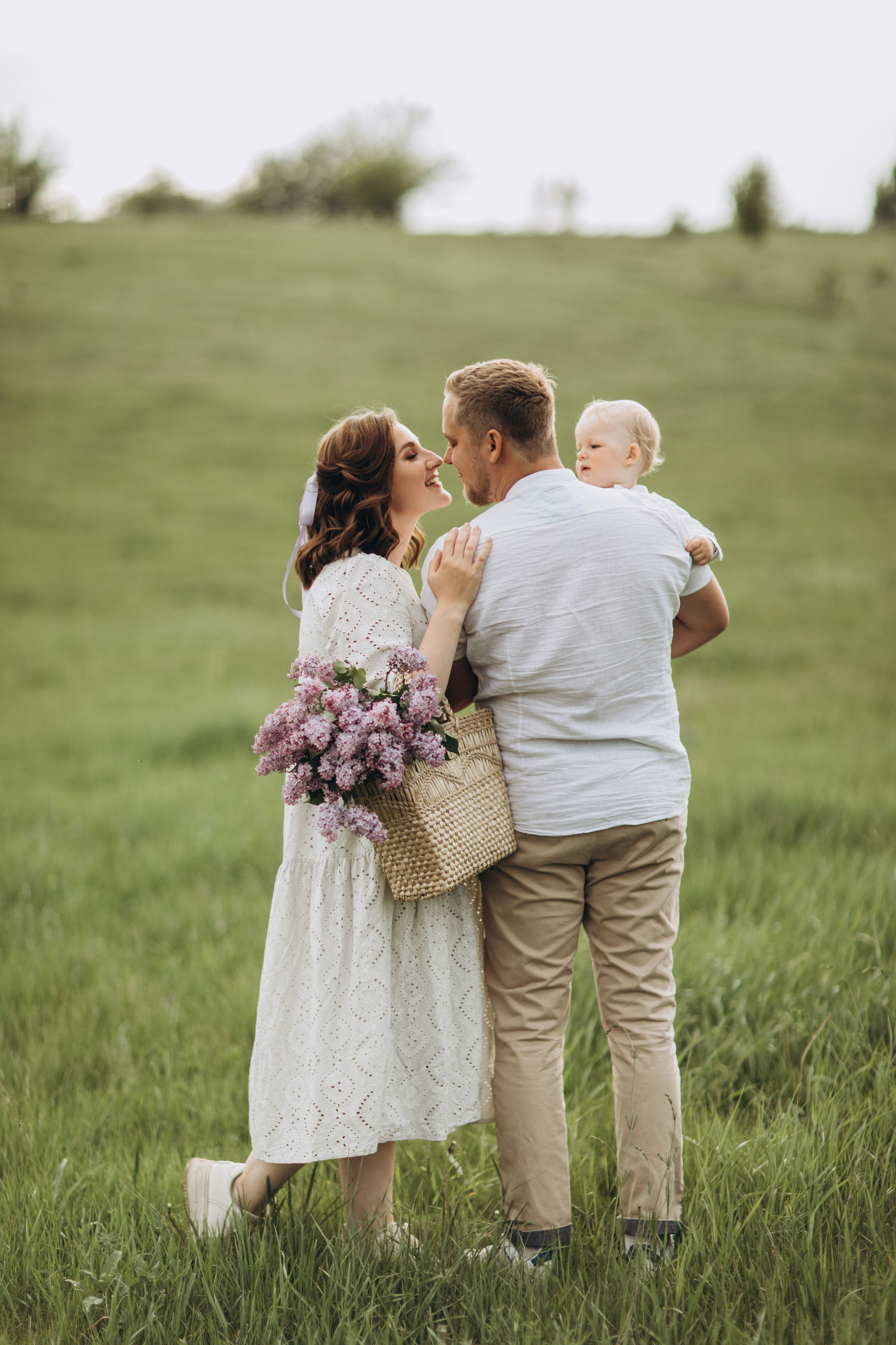 Захар, мама Света, папа Леша. Семейный фотограф Оля Гладченко