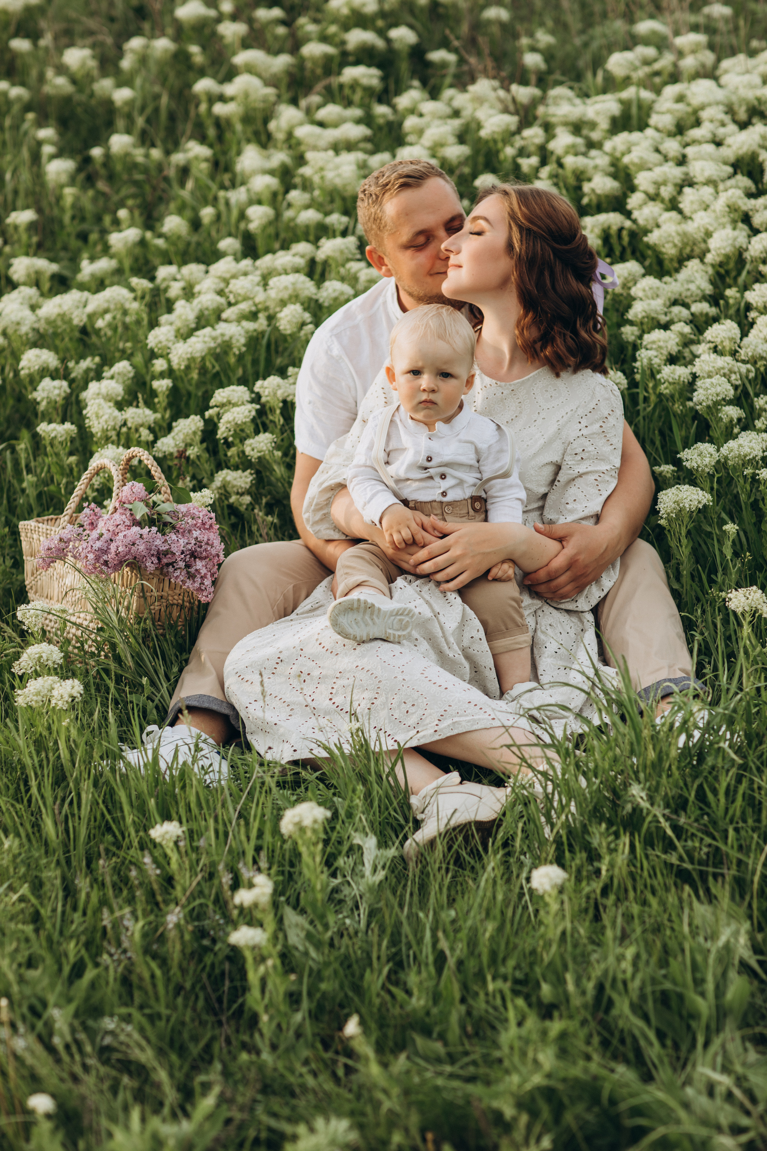 Захар, мама Света, папа Леша. Семейный фотограф Оля Гладченко