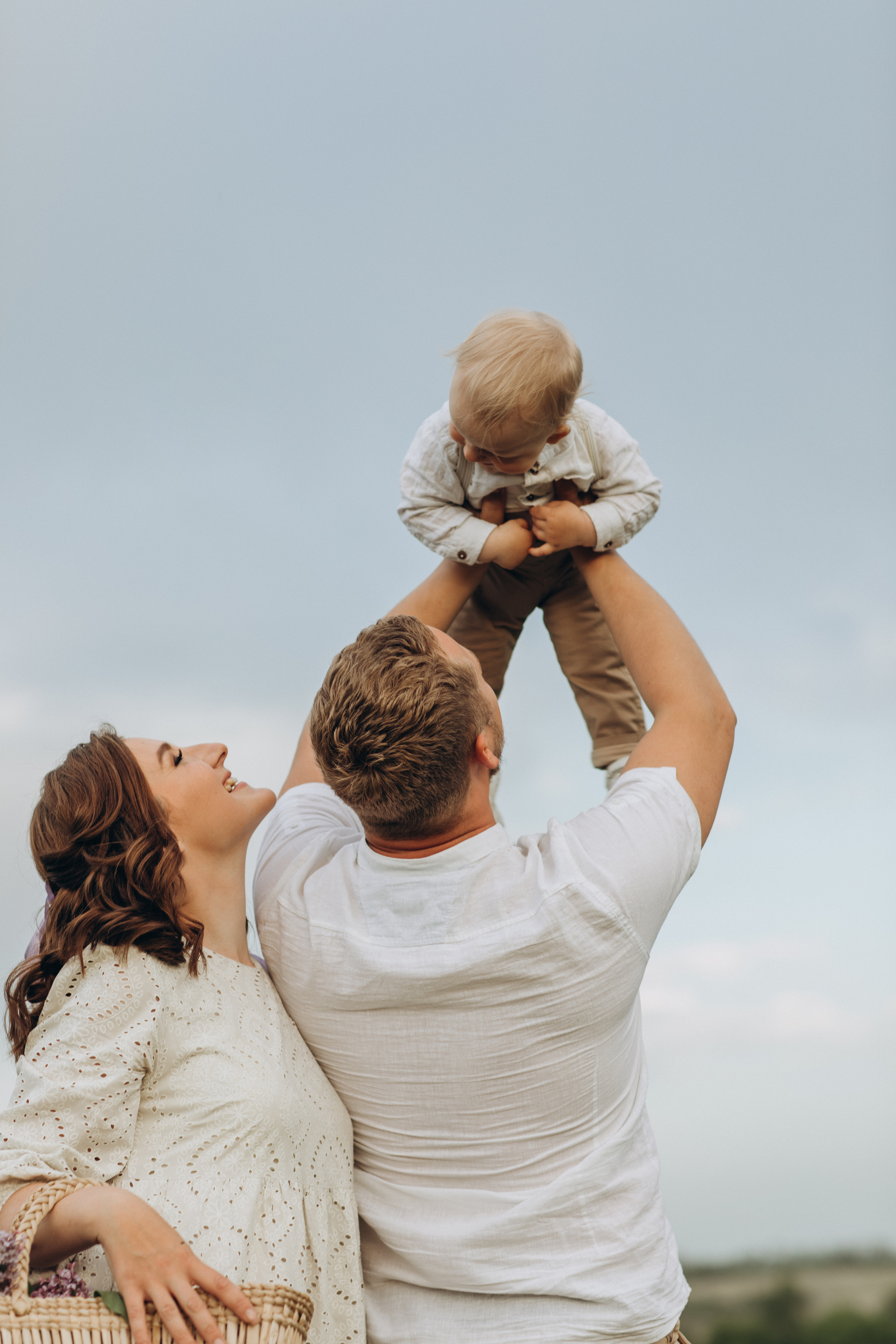 Захар, мама Света, папа Леша. Семейный фотограф Оля Гладченко