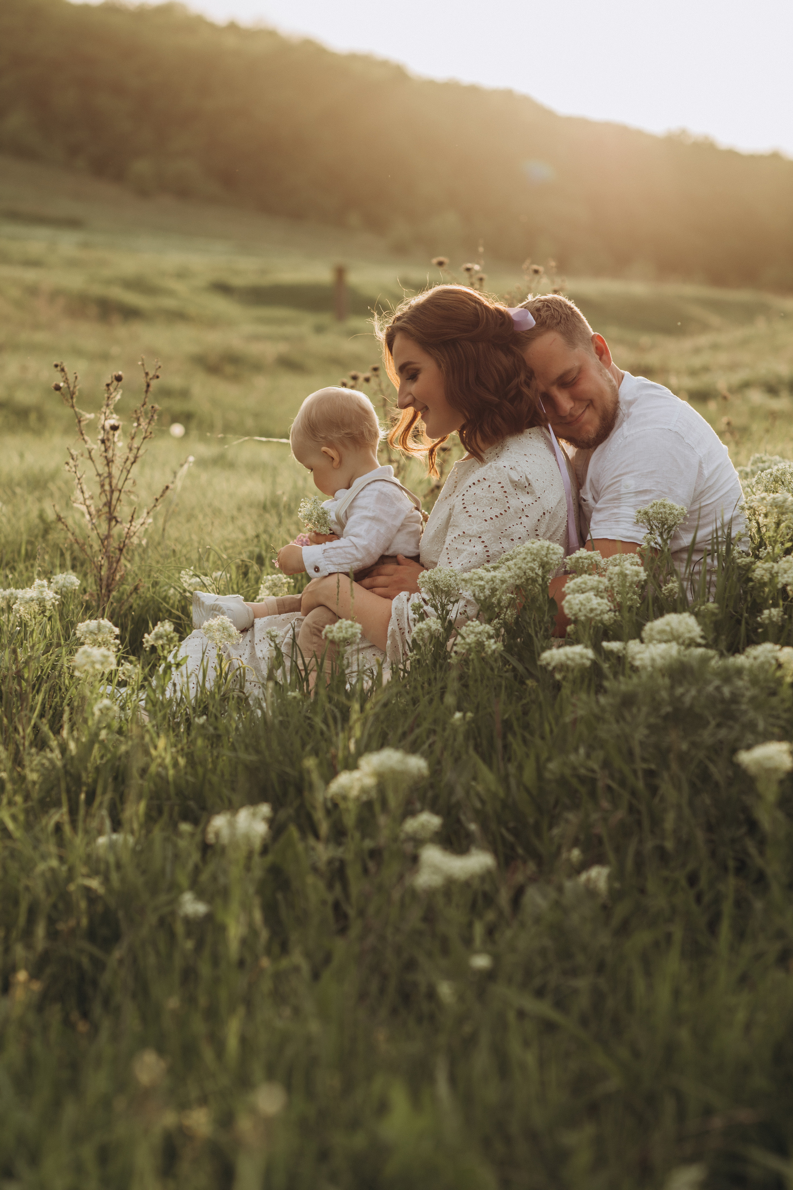 Захар, мама Света, папа Леша. Семейный фотограф Оля Гладченко