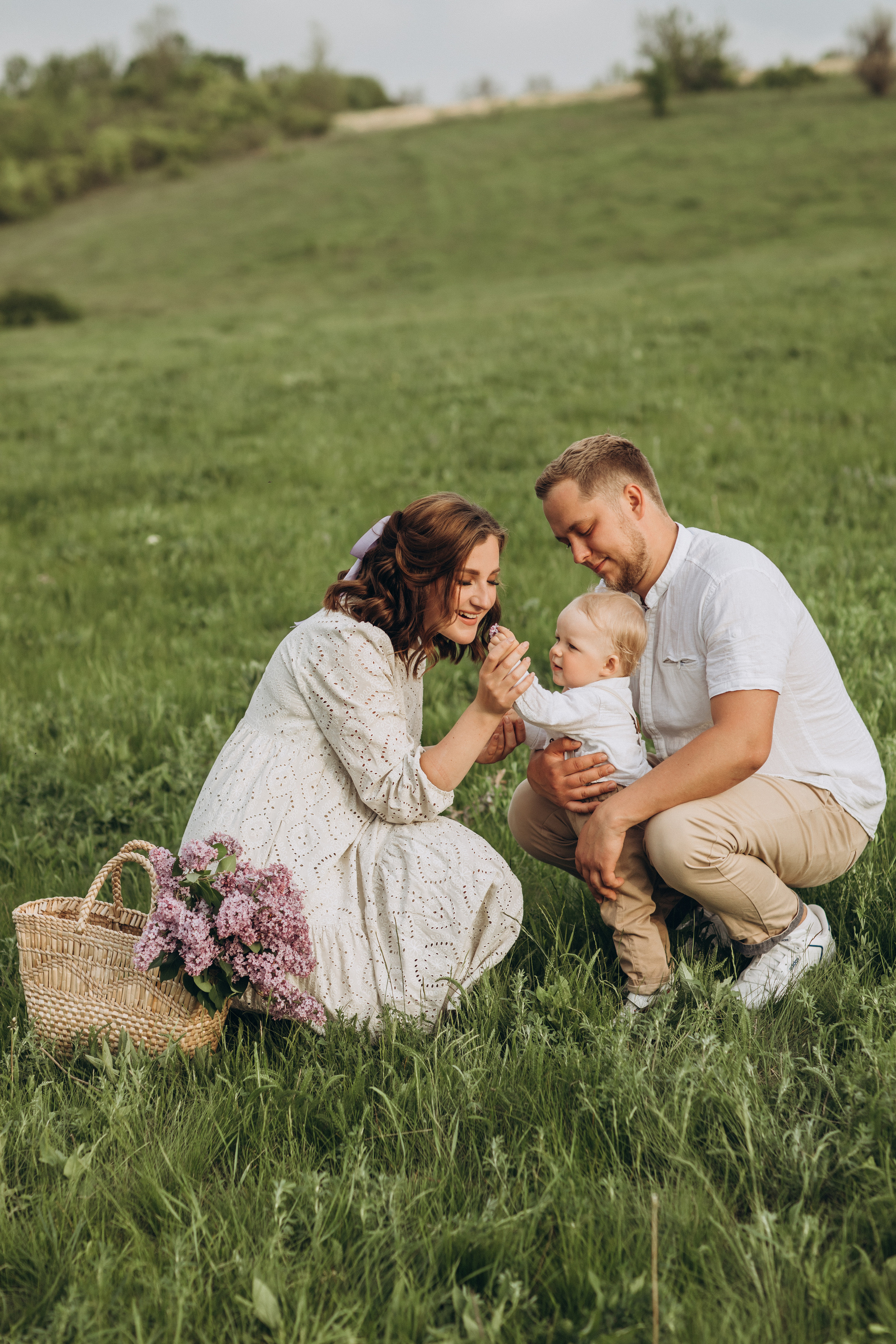 Захар, мама Света, папа Леша. Семейный фотограф Оля Гладченко