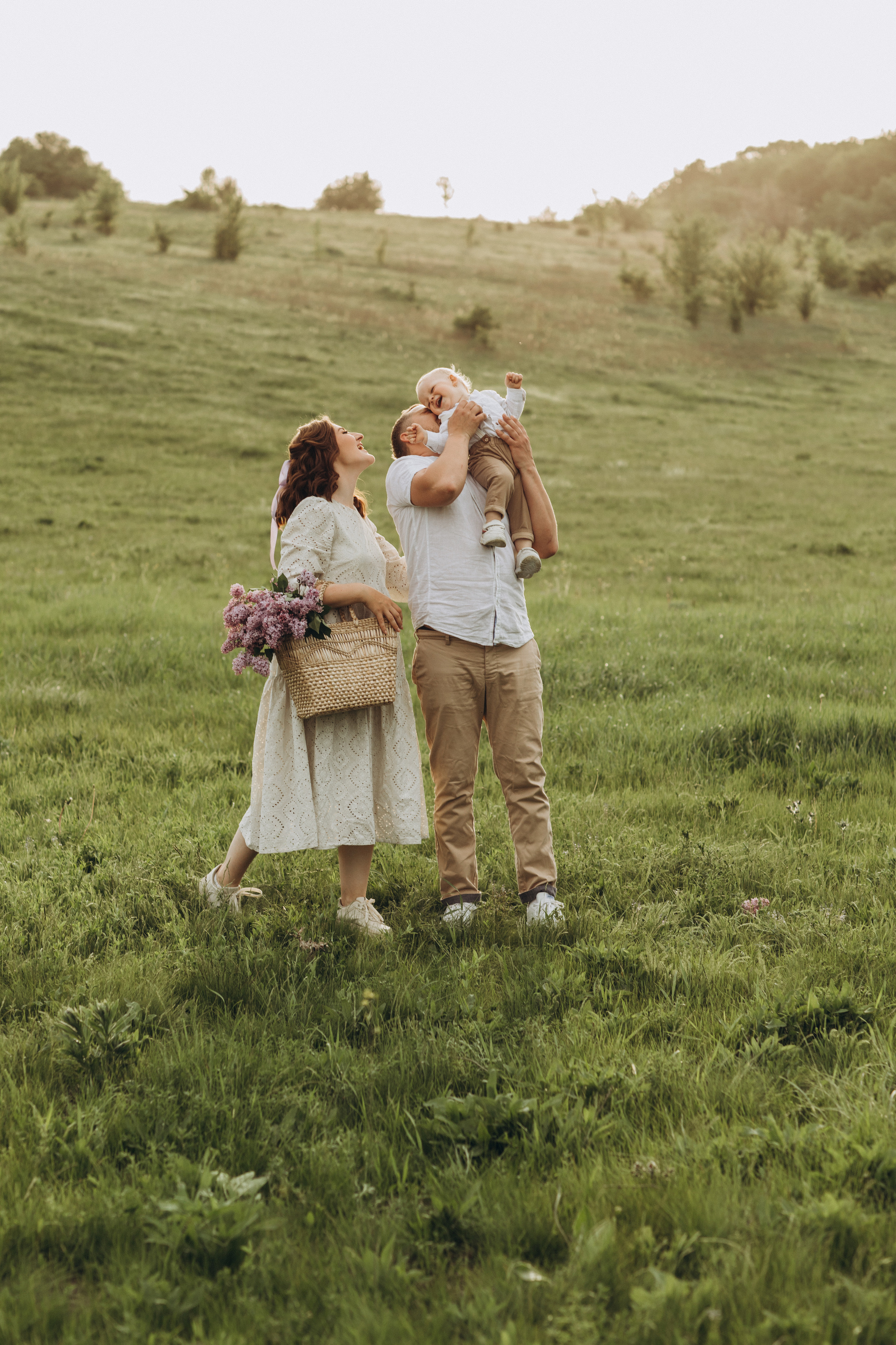 Захар, мама Света, папа Леша. Семейный фотограф Оля Гладченко