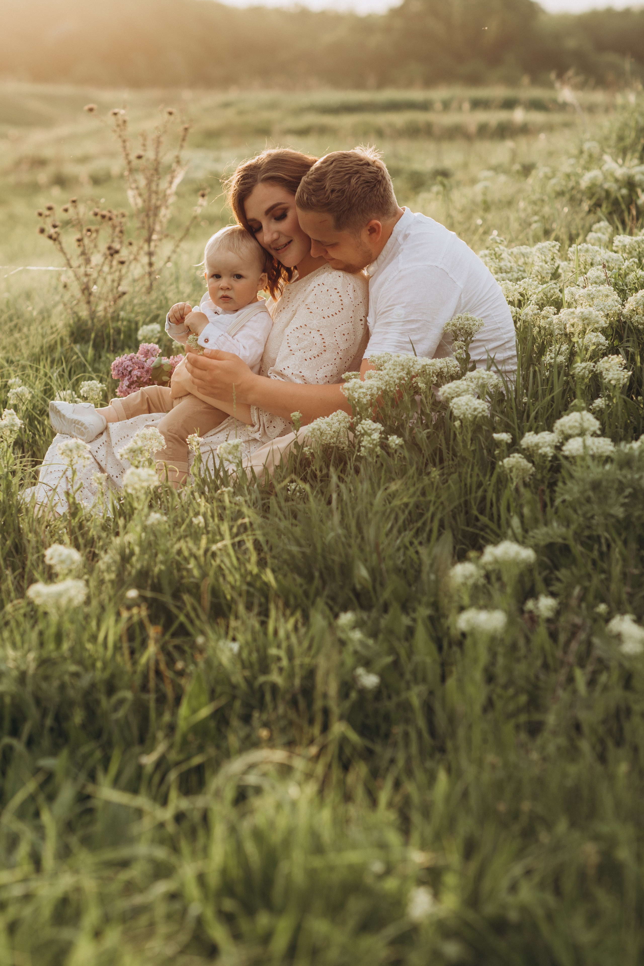 Захар, мама Света, папа Леша. Семейный фотограф Оля Гладченко