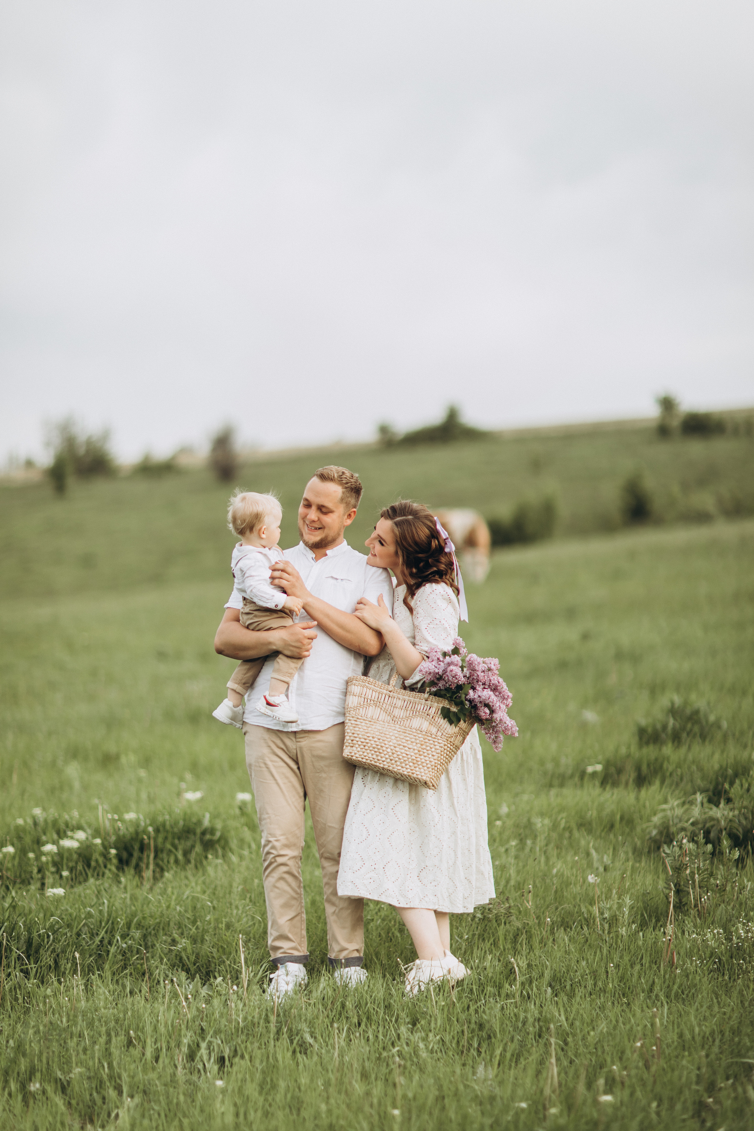 Захар, мама Света, папа Леша. Семейный фотограф Оля Гладченко