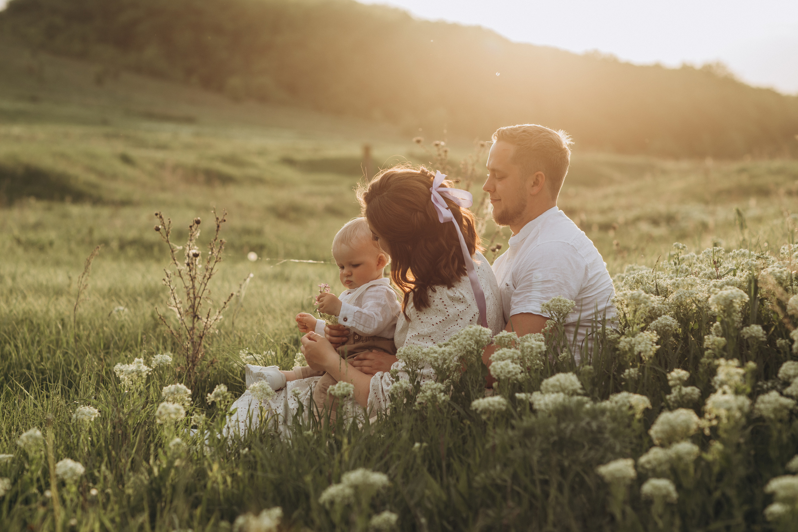 Захар, мама Света, папа Леша. Семейный фотограф Оля Гладченко