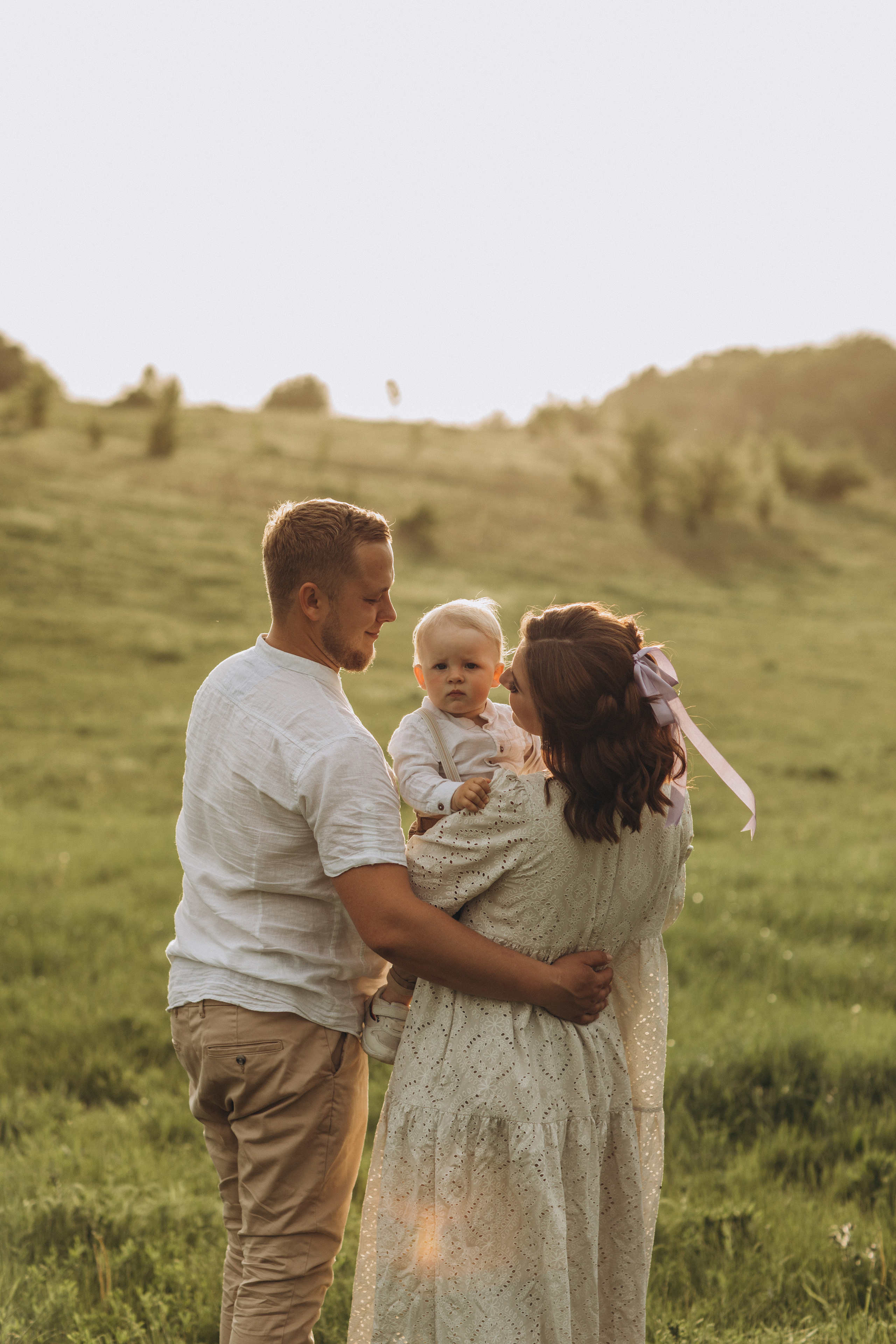 Захар, мама Света, папа Леша. Семейный фотограф Оля Гладченко