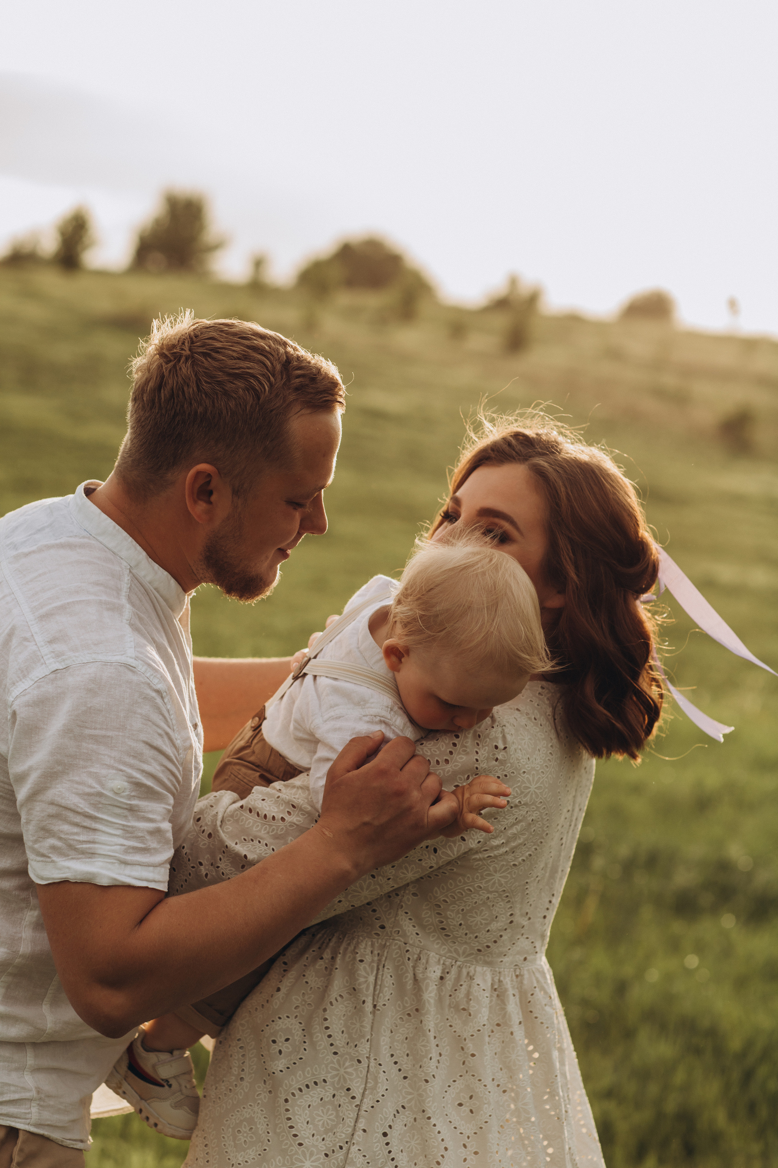 Захар, мама Света, папа Леша. Семейный фотограф Оля Гладченко