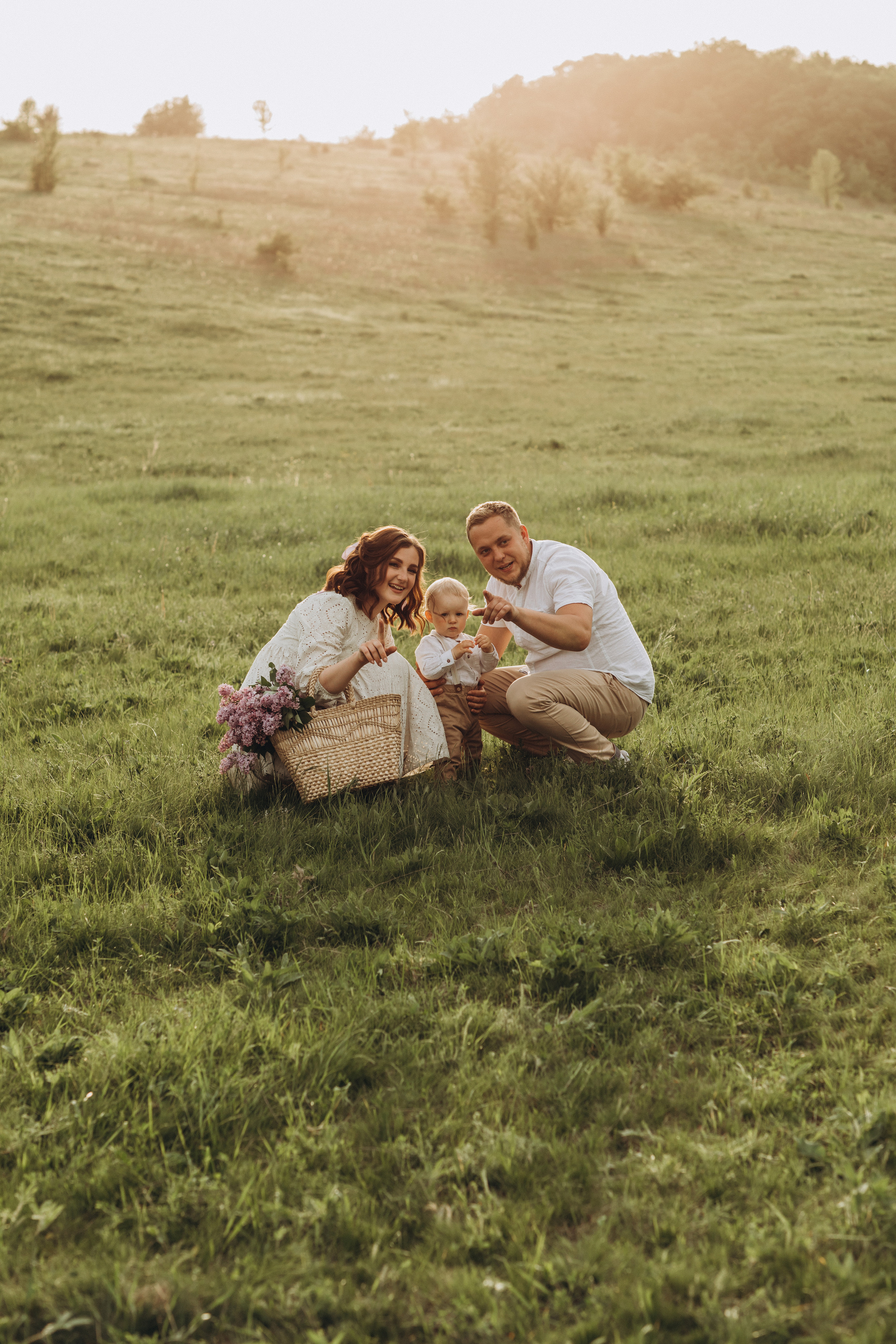 Захар, мама Света, папа Леша. Семейный фотограф Оля Гладченко