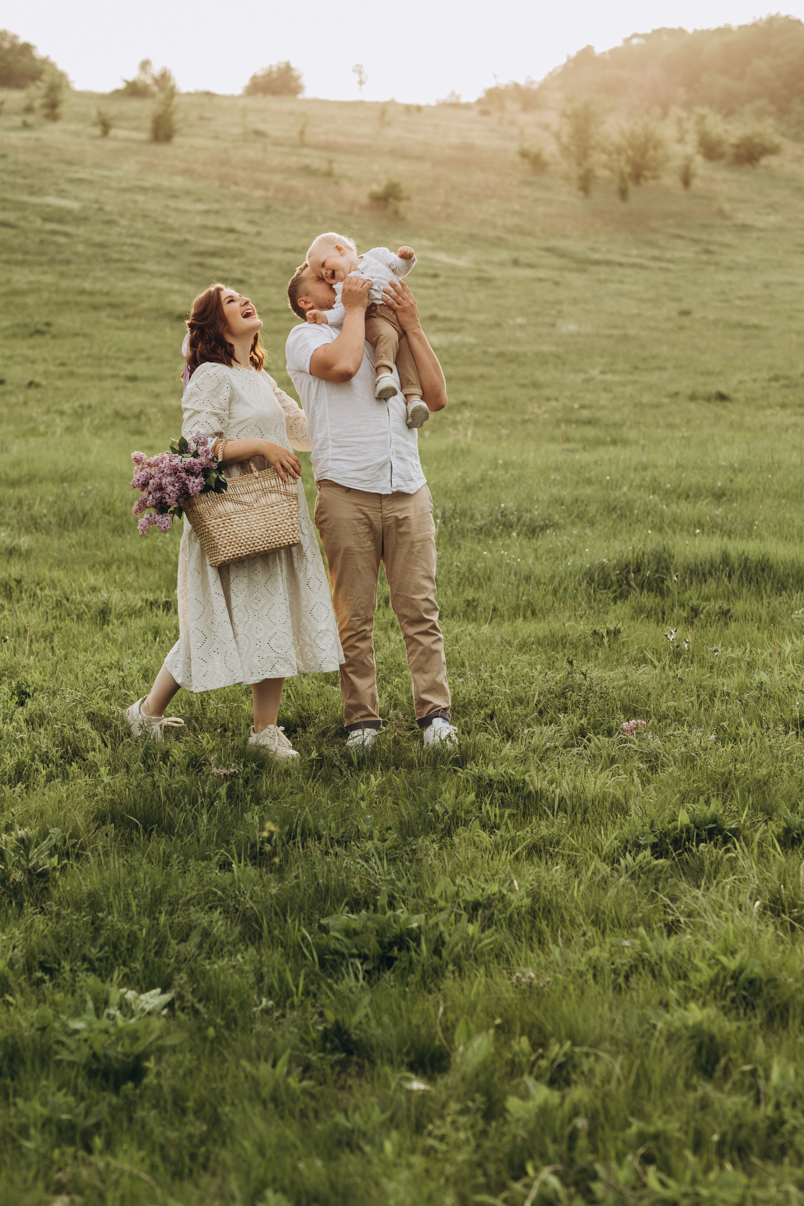 Захар, мама Света, папа Леша. Семейный фотограф Оля Гладченко