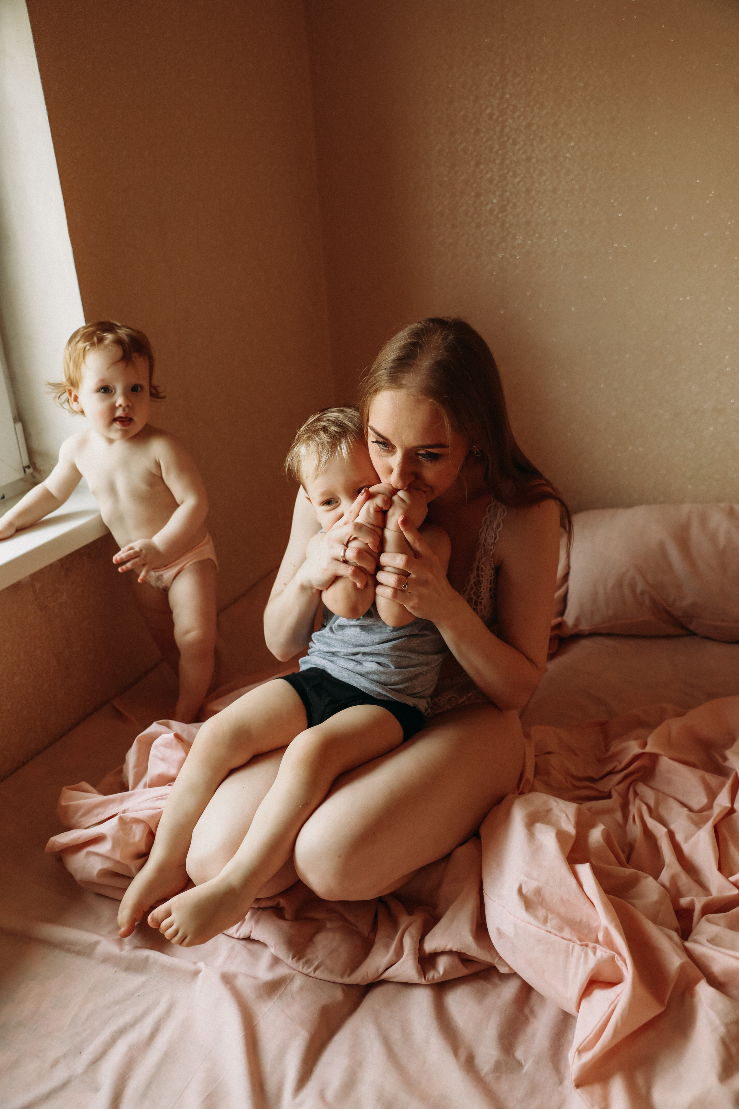 Мама и детки. Семейный фотограф Оля Гладченко