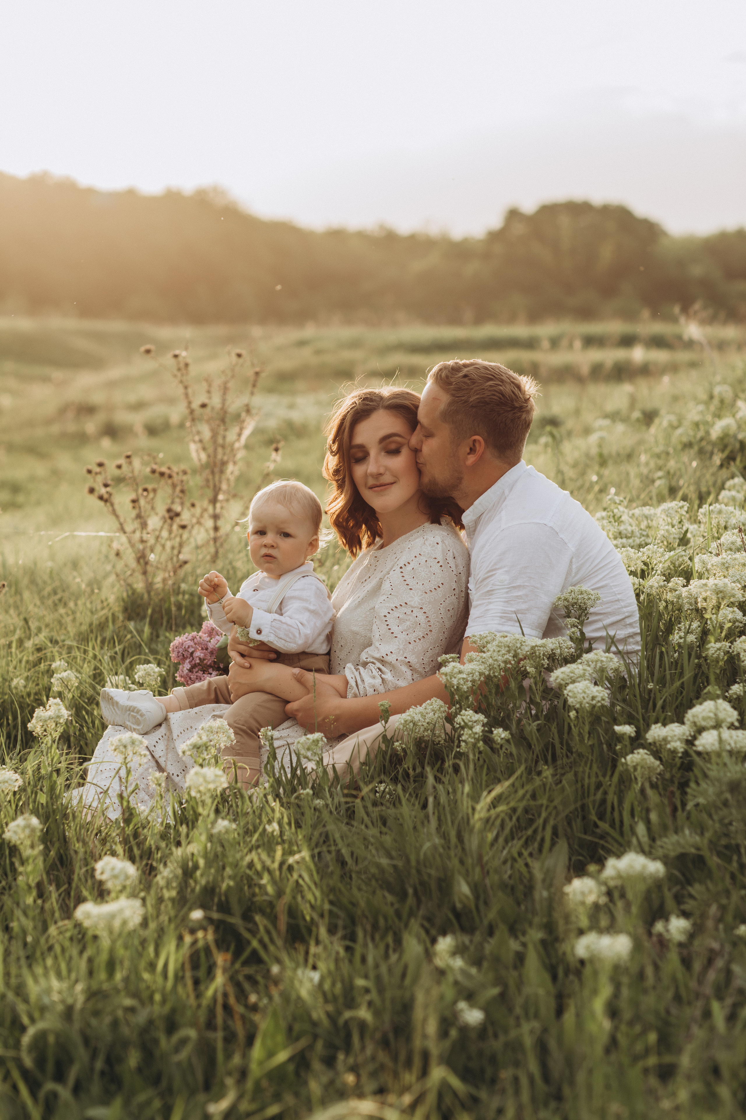 Захар, мама Света, папа Леша. Семейный фотограф Оля Гладченко