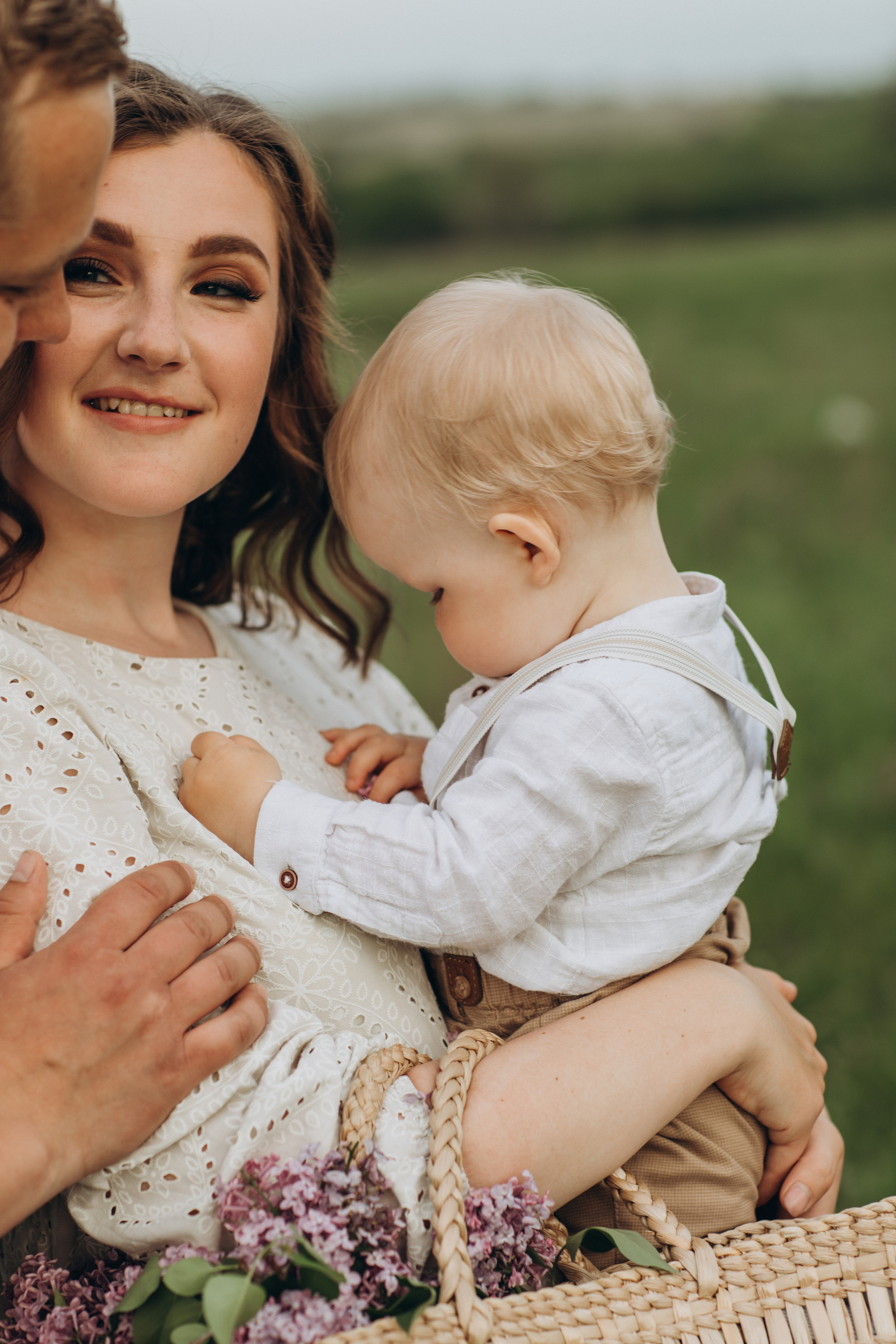 Захар, мама Света, папа Леша. Семейный фотограф Оля Гладченко