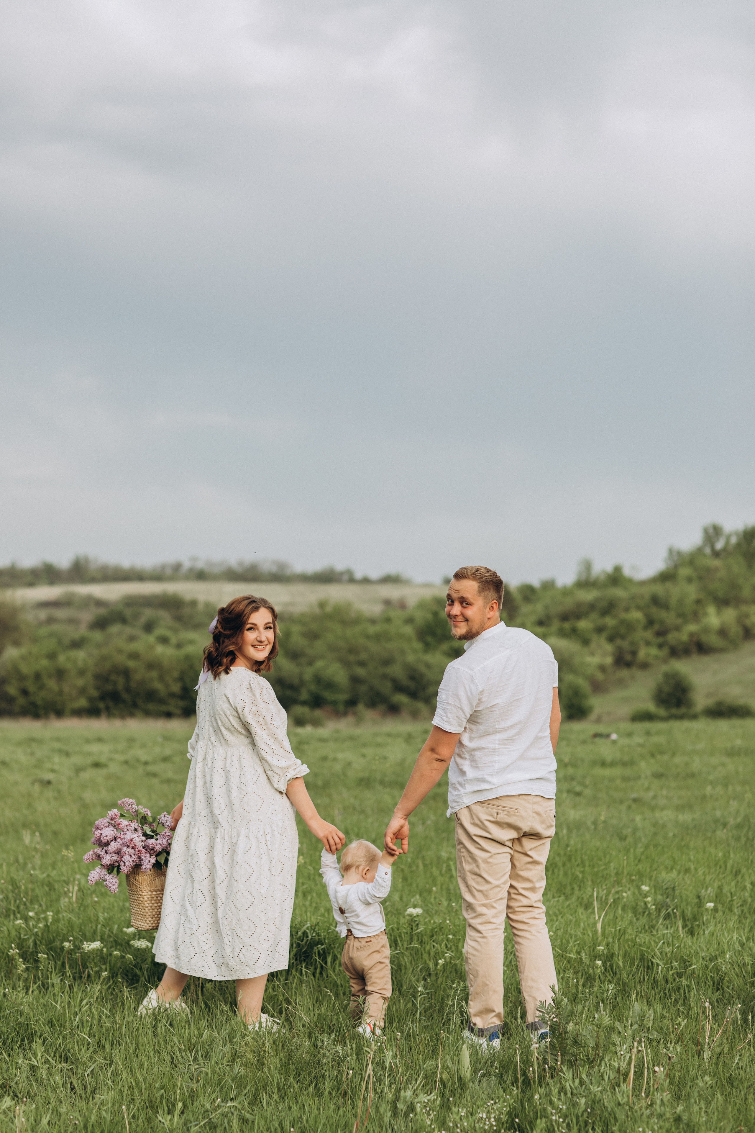 Захар, мама Света, папа Леша. Семейный фотограф Оля Гладченко