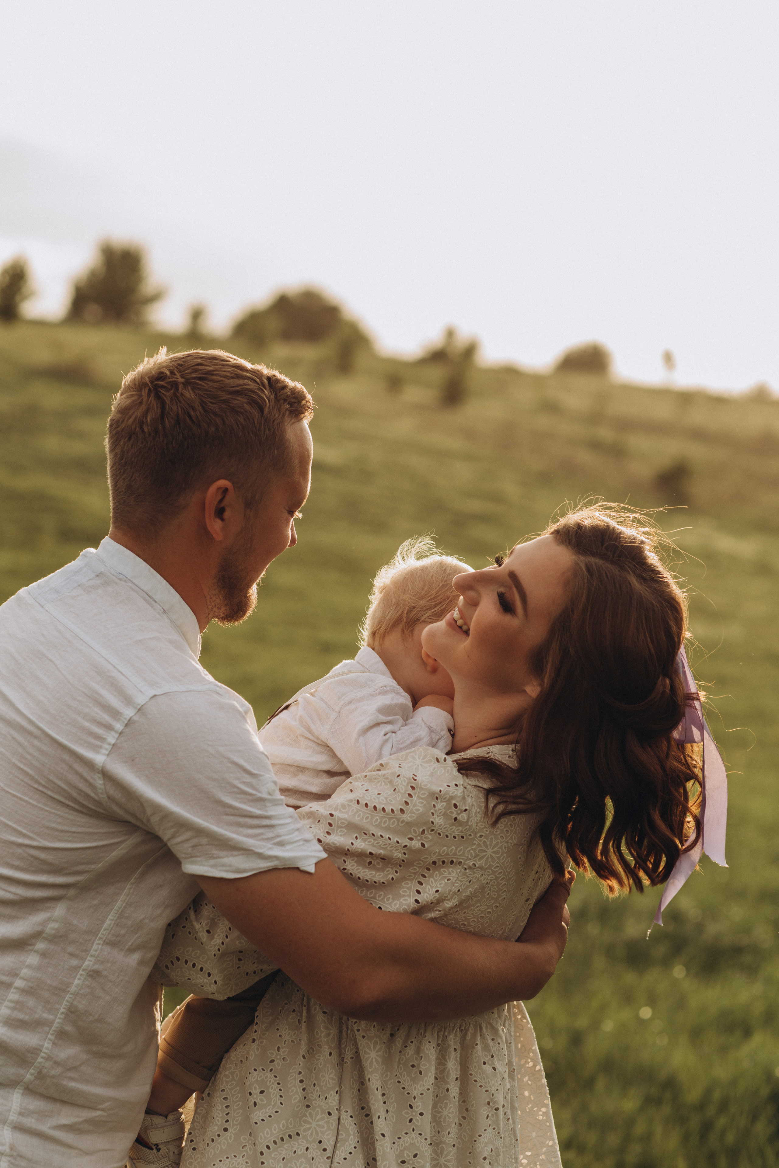 Захар, мама Света, папа Леша. Семейный фотограф Оля Гладченко