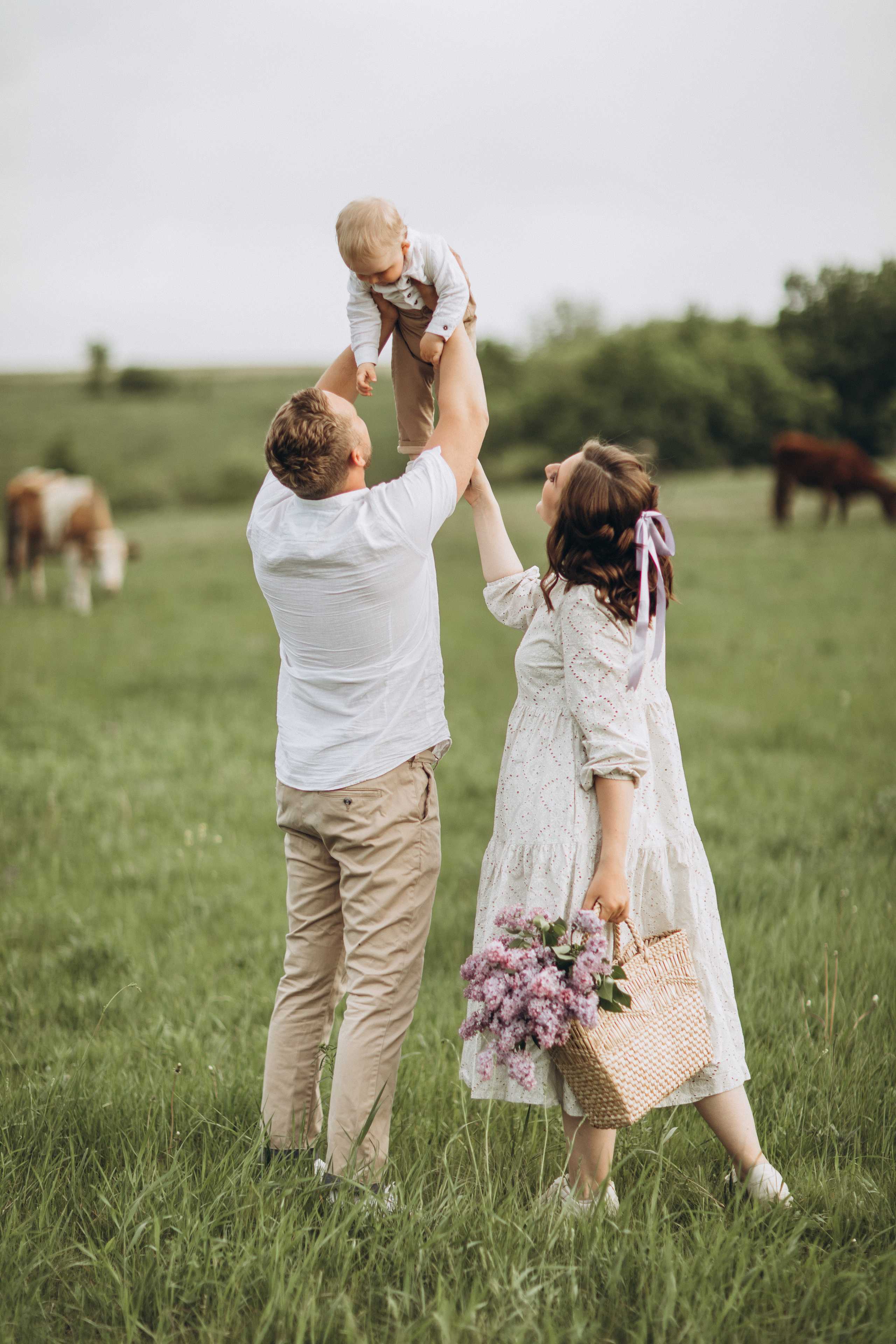 Захар, мама Света, папа Леша. Семейный фотограф Оля Гладченко