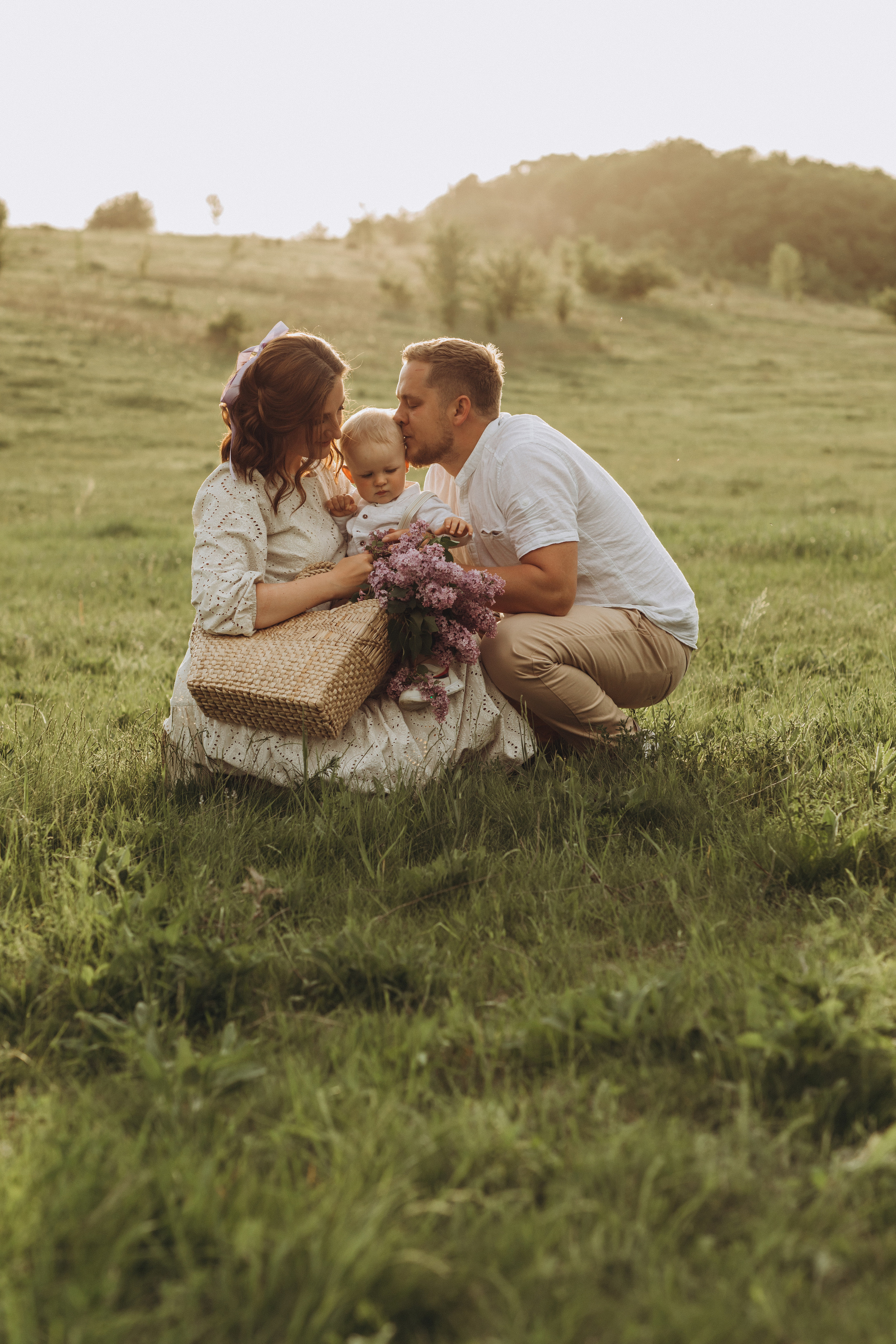 Захар, мама Света, папа Леша. Семейный фотограф Оля Гладченко