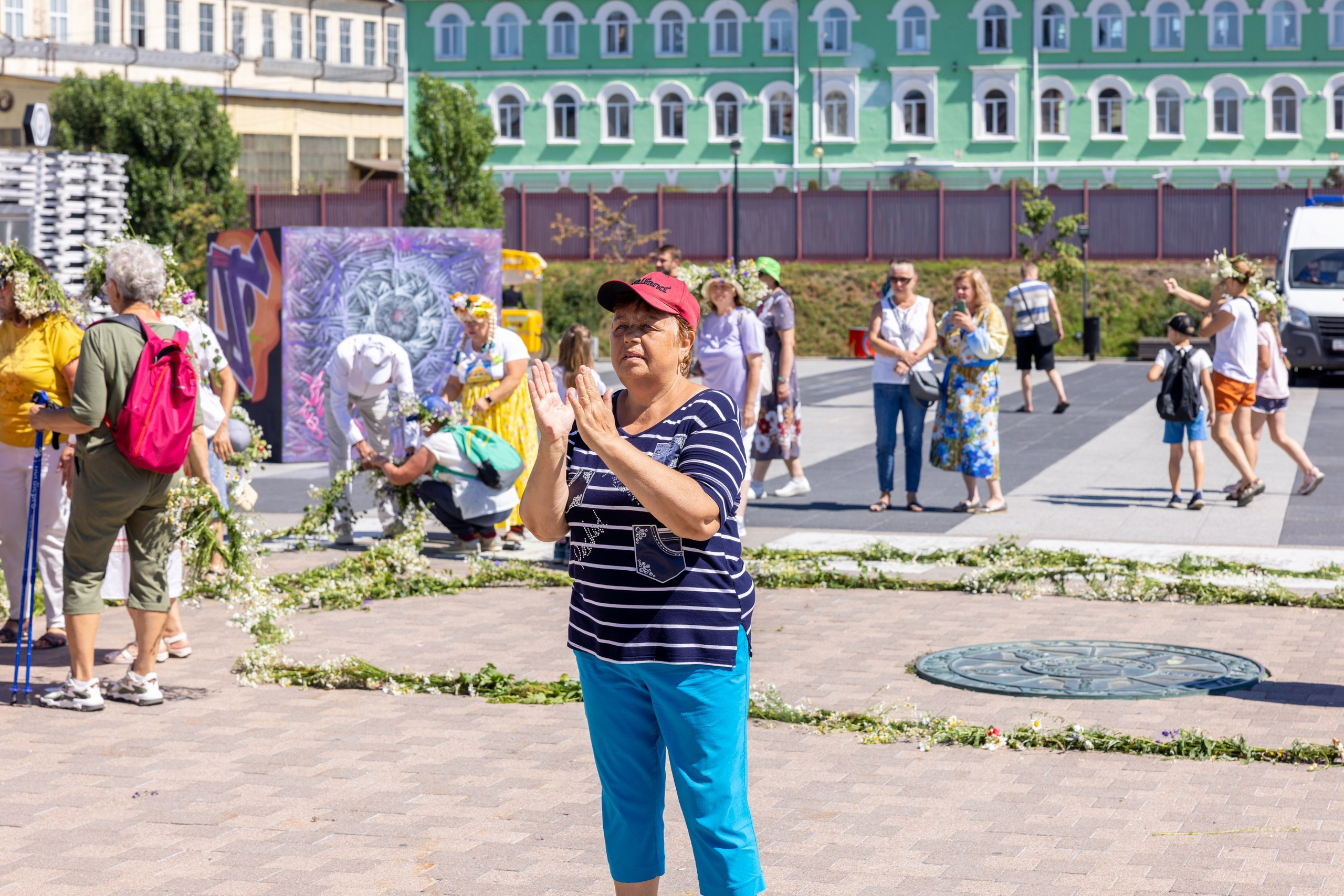 Фестиваль «Ромашковый хоровод». Северная ходьба. Фотограф в Туле Крупский АнДРей. Фотостудия «КАДР71» в Туле