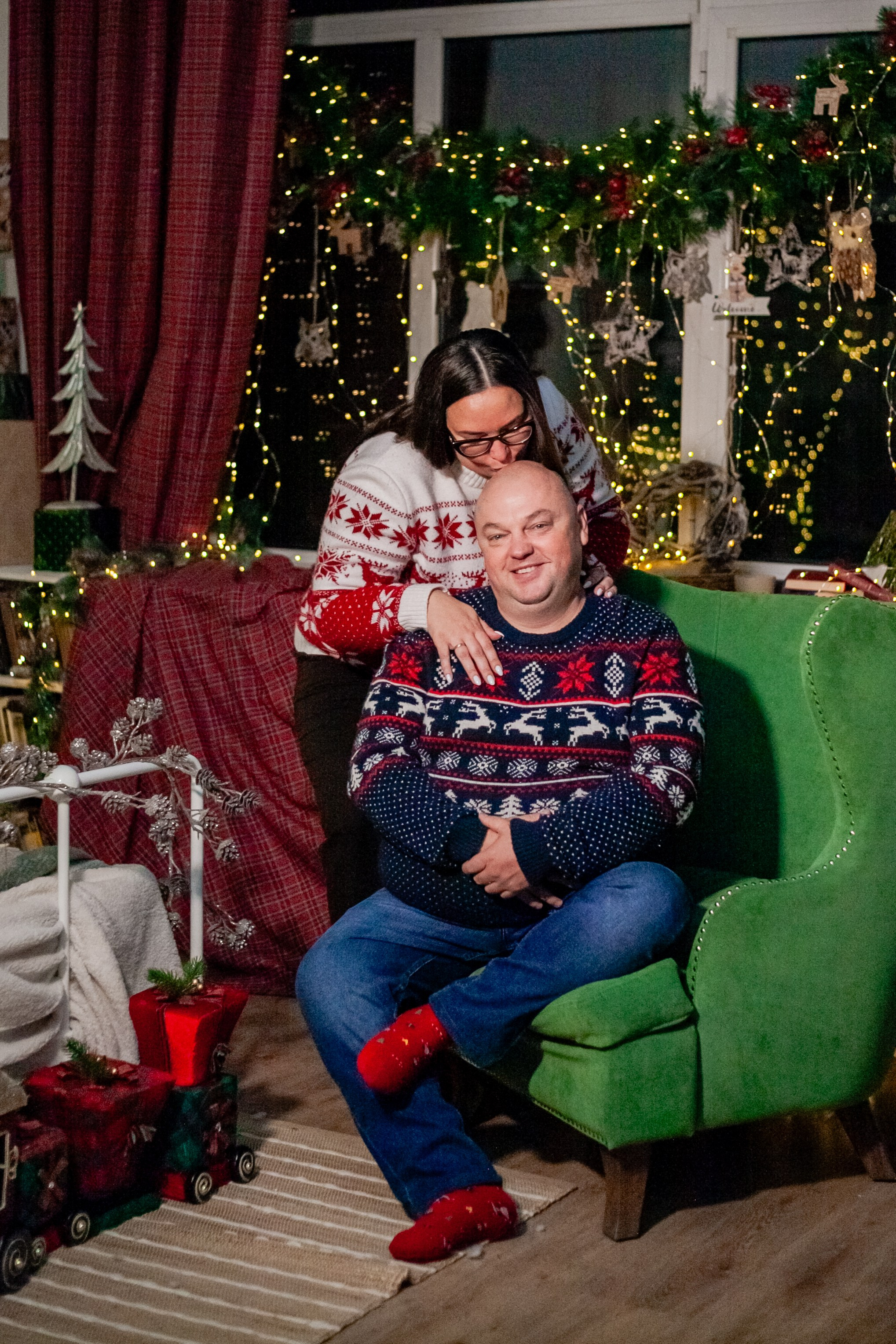 Ульяна и ее семья новый год 2024. Свадебный и семейный фотограф в Армавире