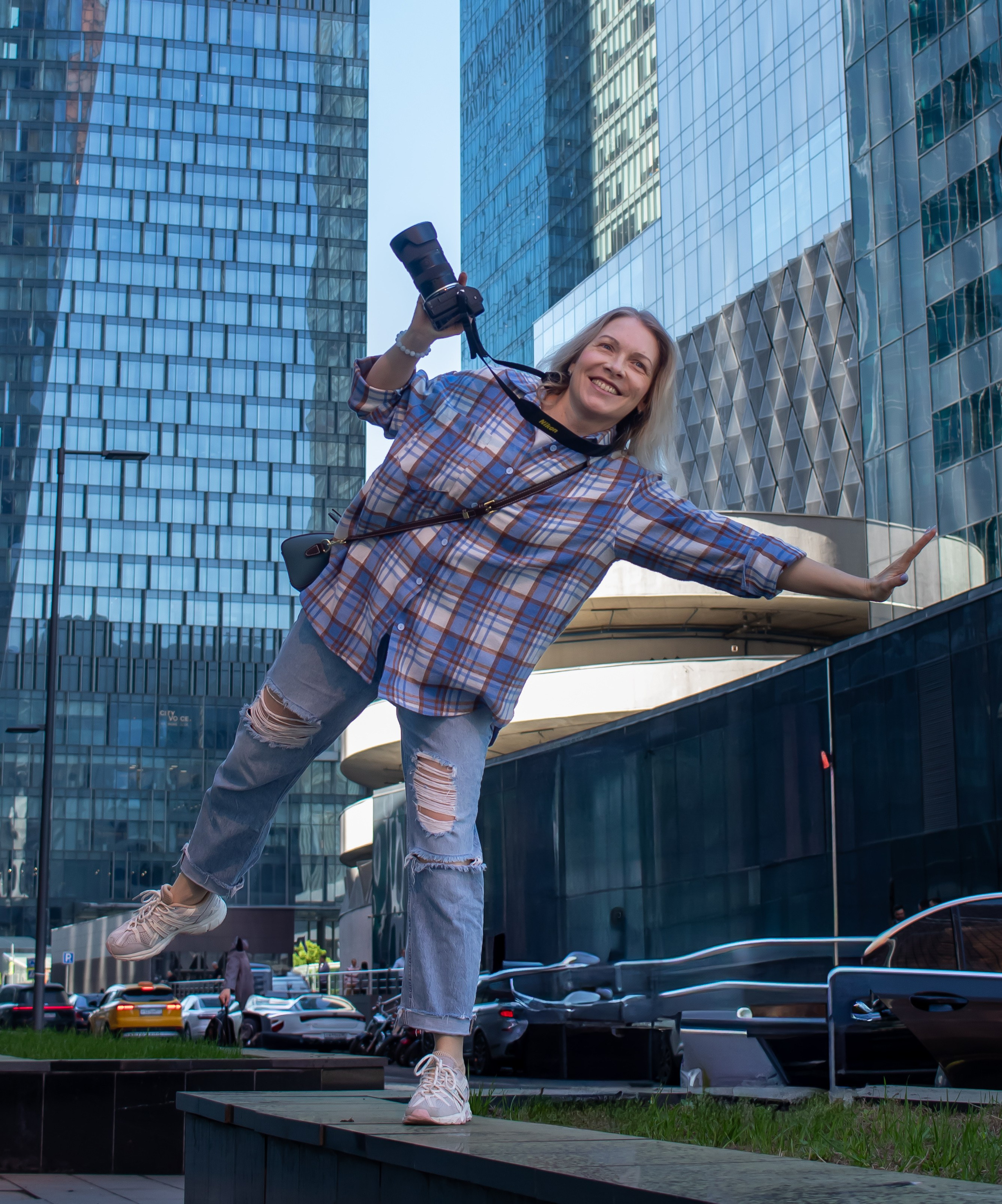 Москва Сити фотографии с утренней прогулки