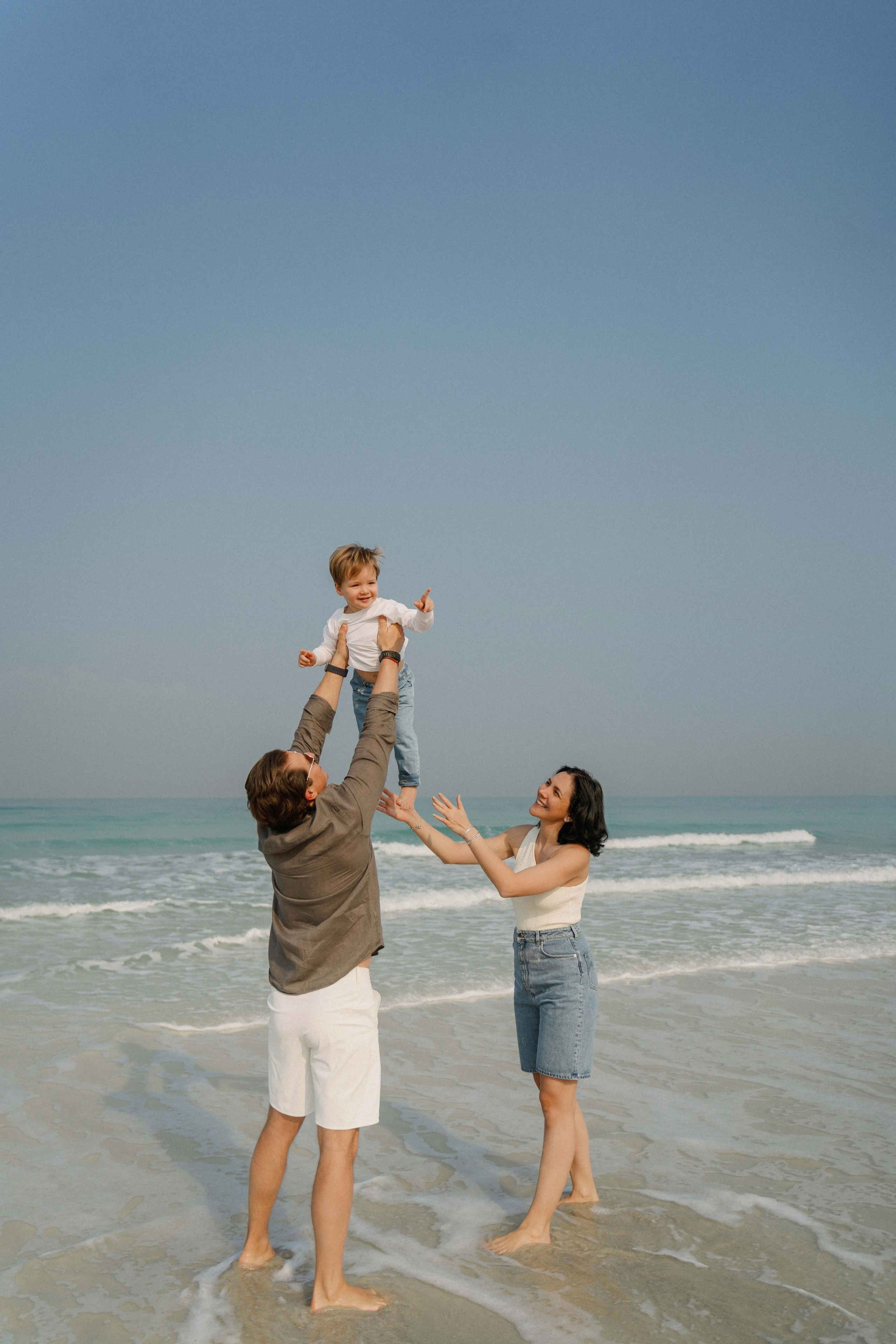 Выходные на море | семейная фотосессия. Фотограф и видеограф в Москве и Абу Даби Мария Кулагина