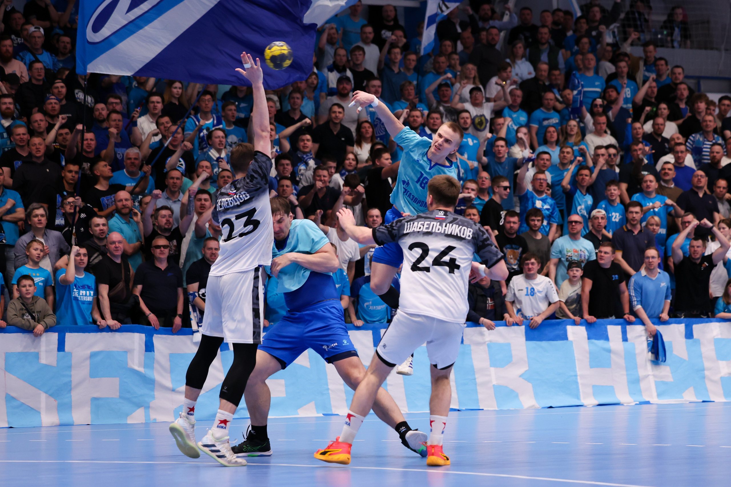 ГК Зенит — ГК ЦСКА финал ЧР2024/25 3 игра 28.05.2025. Спортивный и репортажный фотограф Антон Тереханов