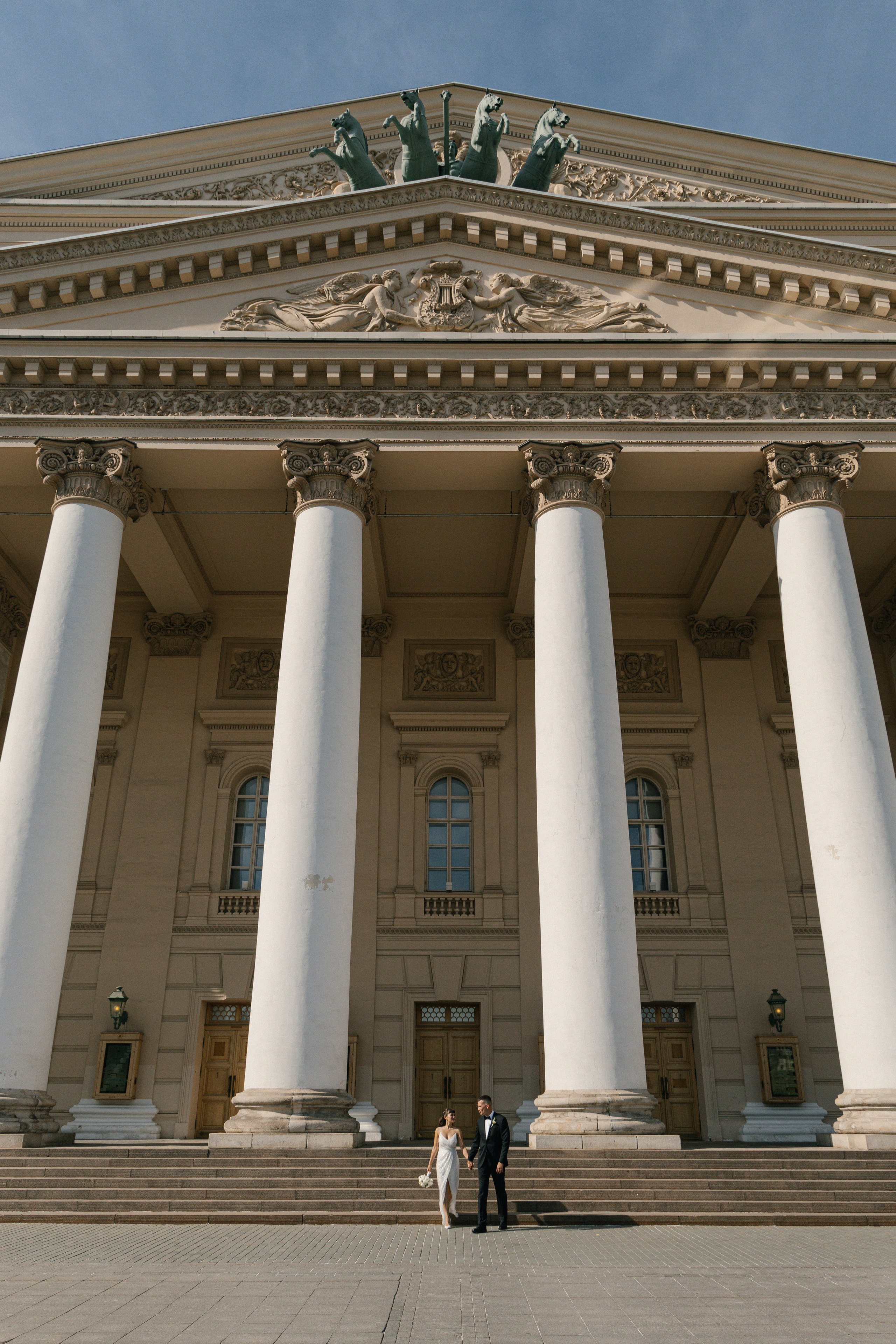 АРХИВ Тамара и Кирилл: М.Сити, Бердс, Большой Театр, отель Украина. Свадебный фотограф Москва