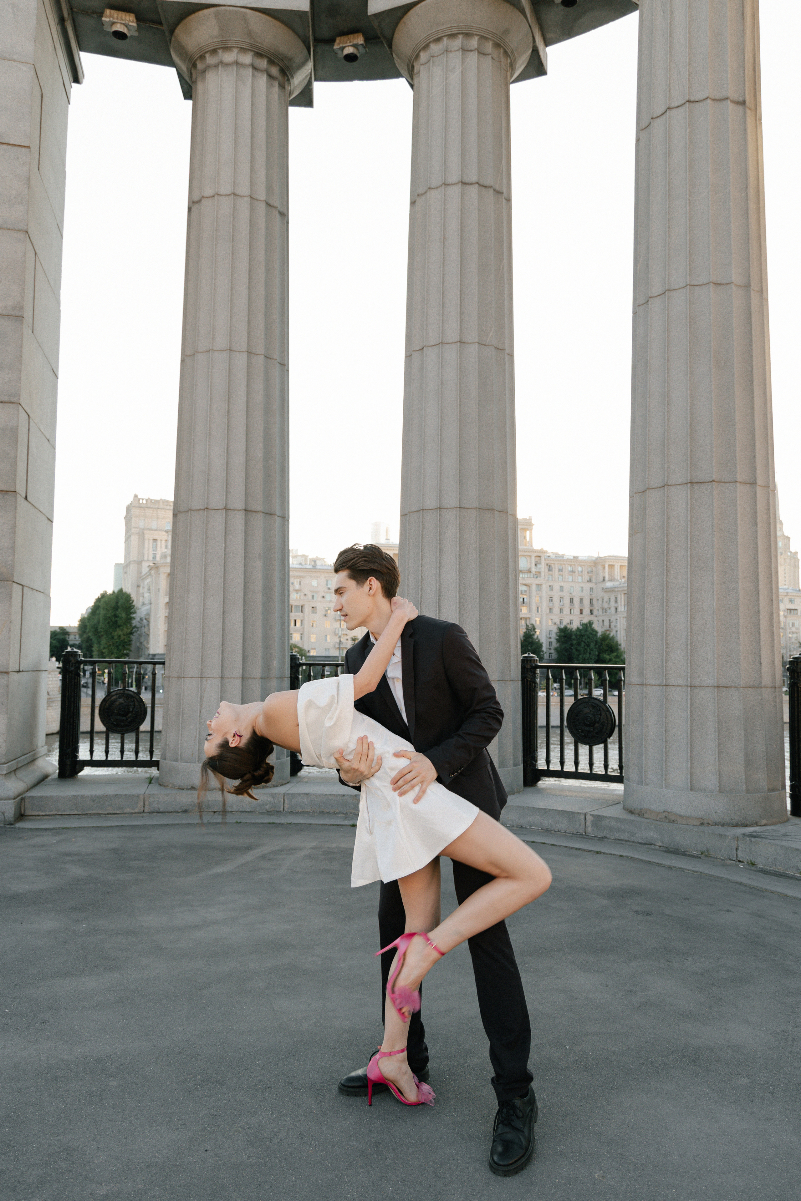 Дмитрий и Катерина: закат на крыше АРХИВ. Свадебный фотограф Москва
