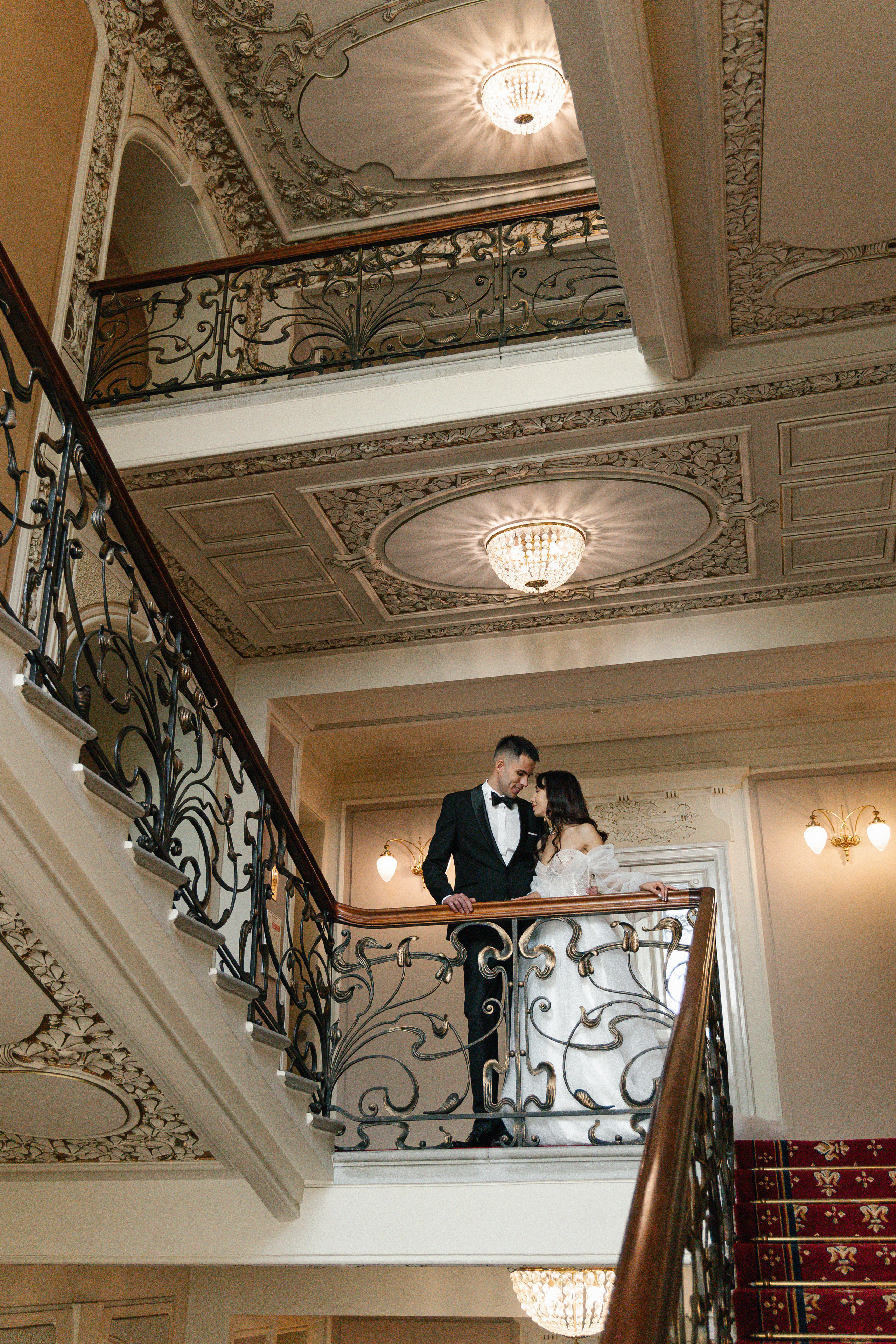 Полина и Никита: отель НАЦИОНАЛЬ АРХИВ. Свадебный фотограф Москва