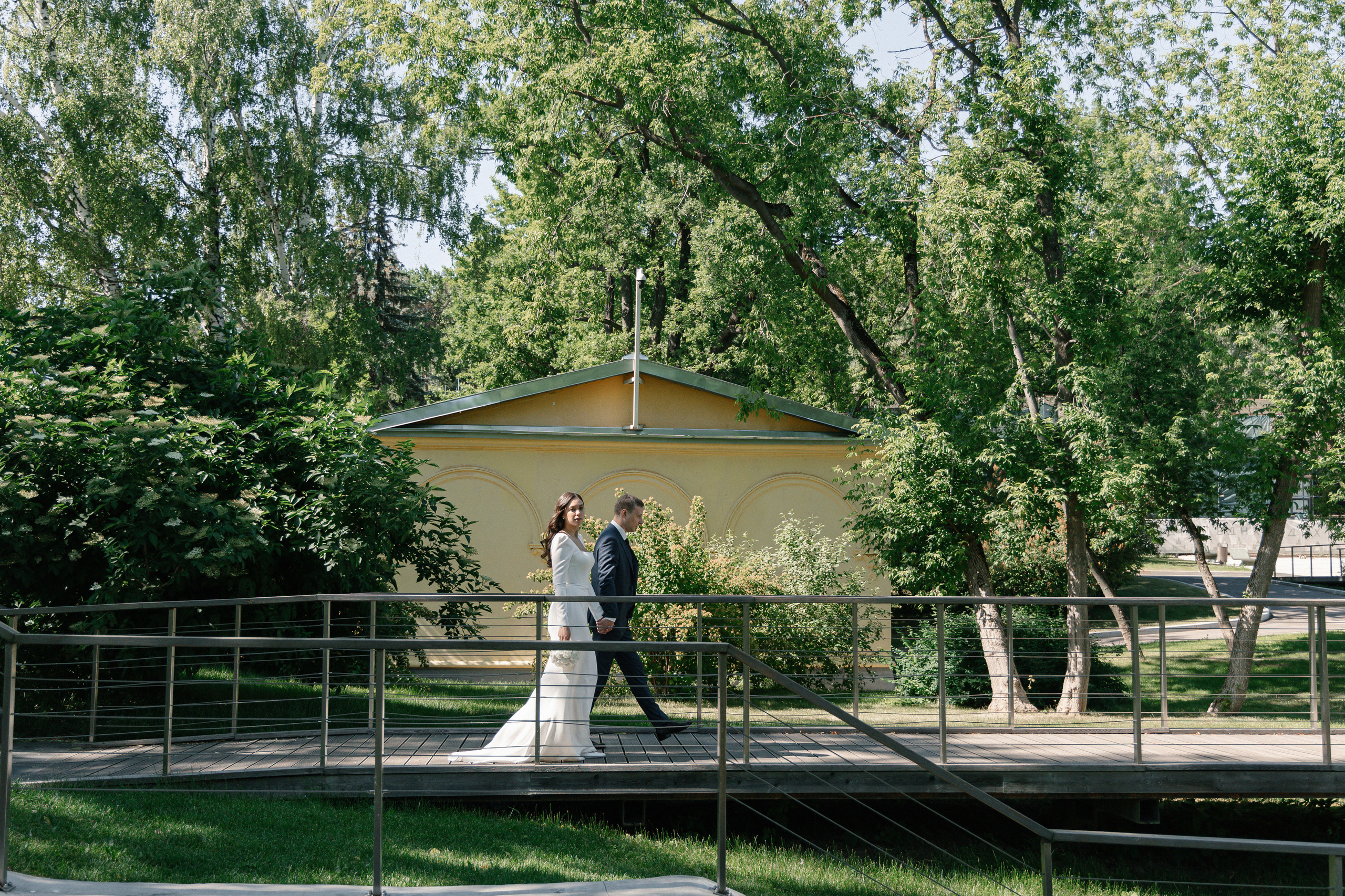 АРХИВ Мария и Евгений: ВДНХ. Свадебный фотограф Москва
