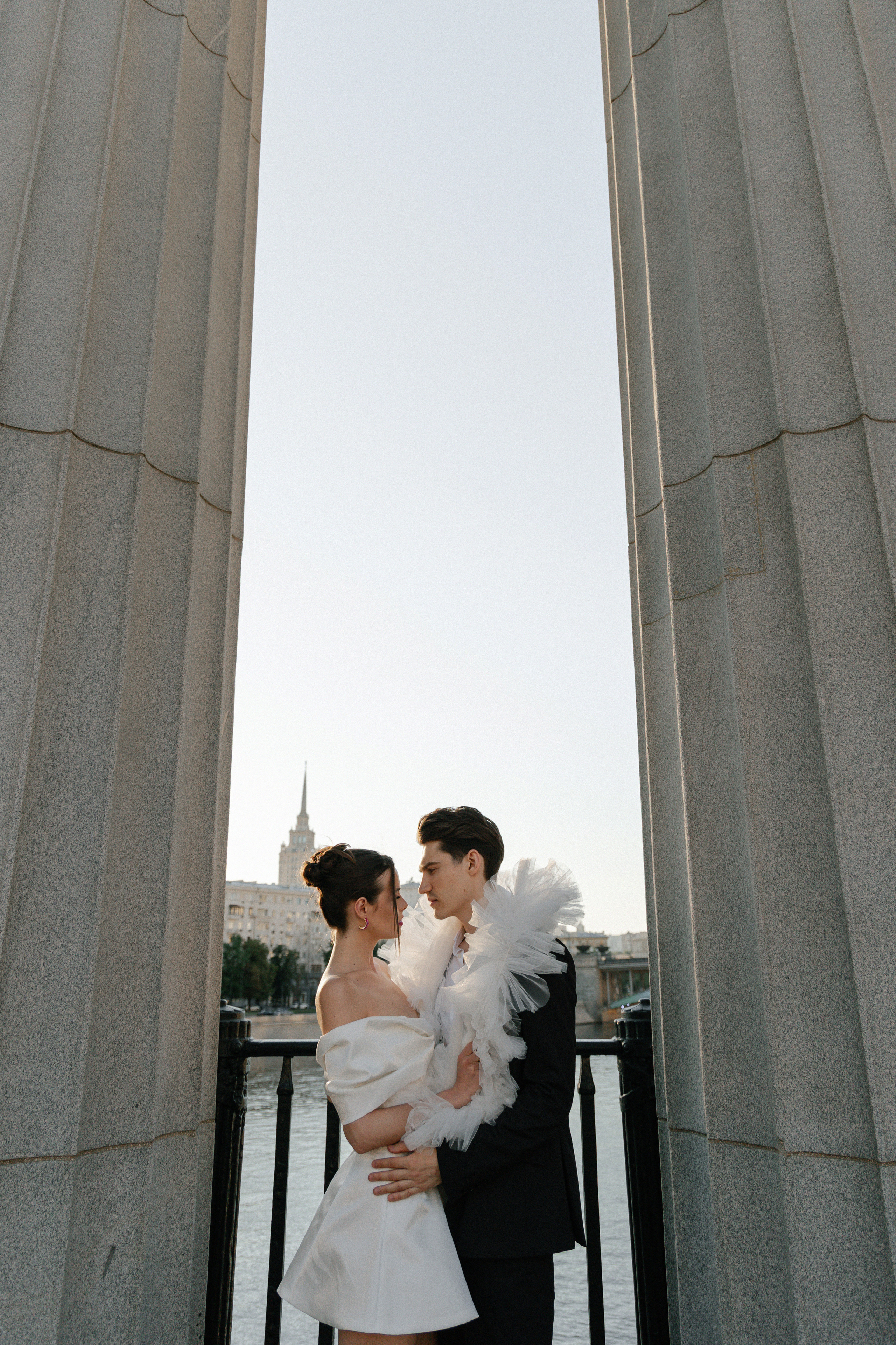 Дмитрий и Катерина: закат на крыше АРХИВ. Свадебный фотограф Москва