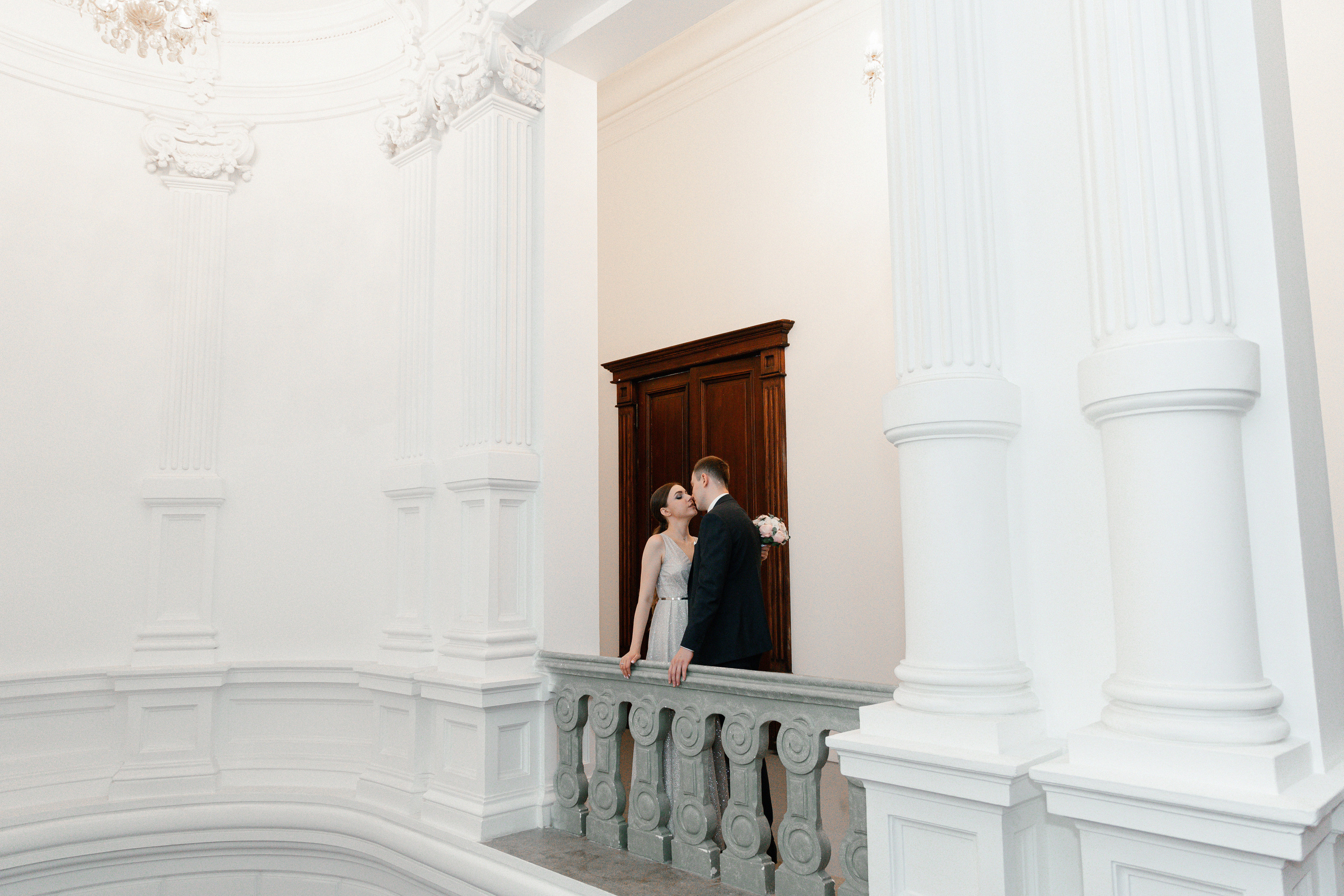 АРХИВ Елена и Олег: Кусково. Свадебный фотограф Москва