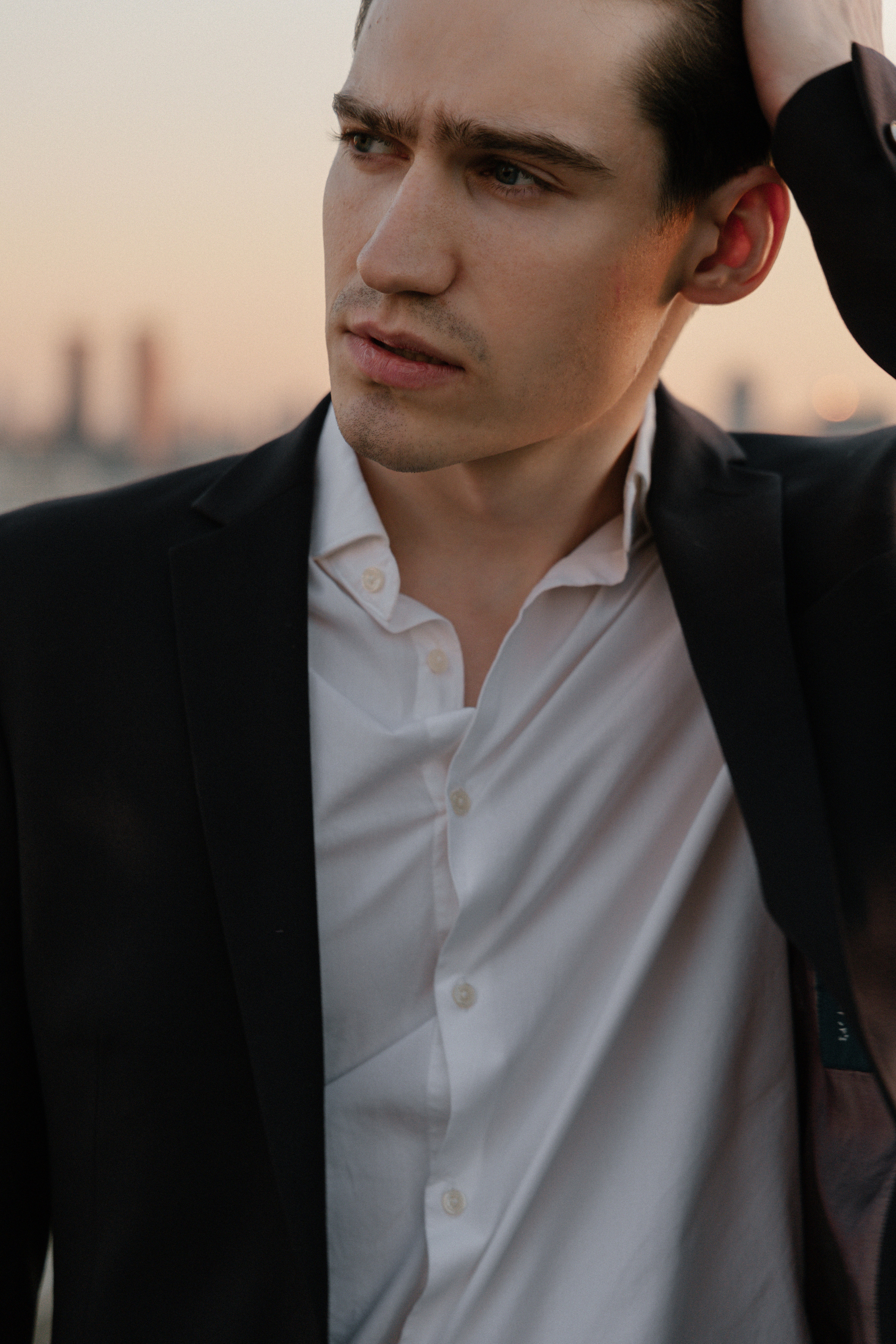 Дмитрий и Катерина: закат на крыше АРХИВ. Свадебный фотограф Москва