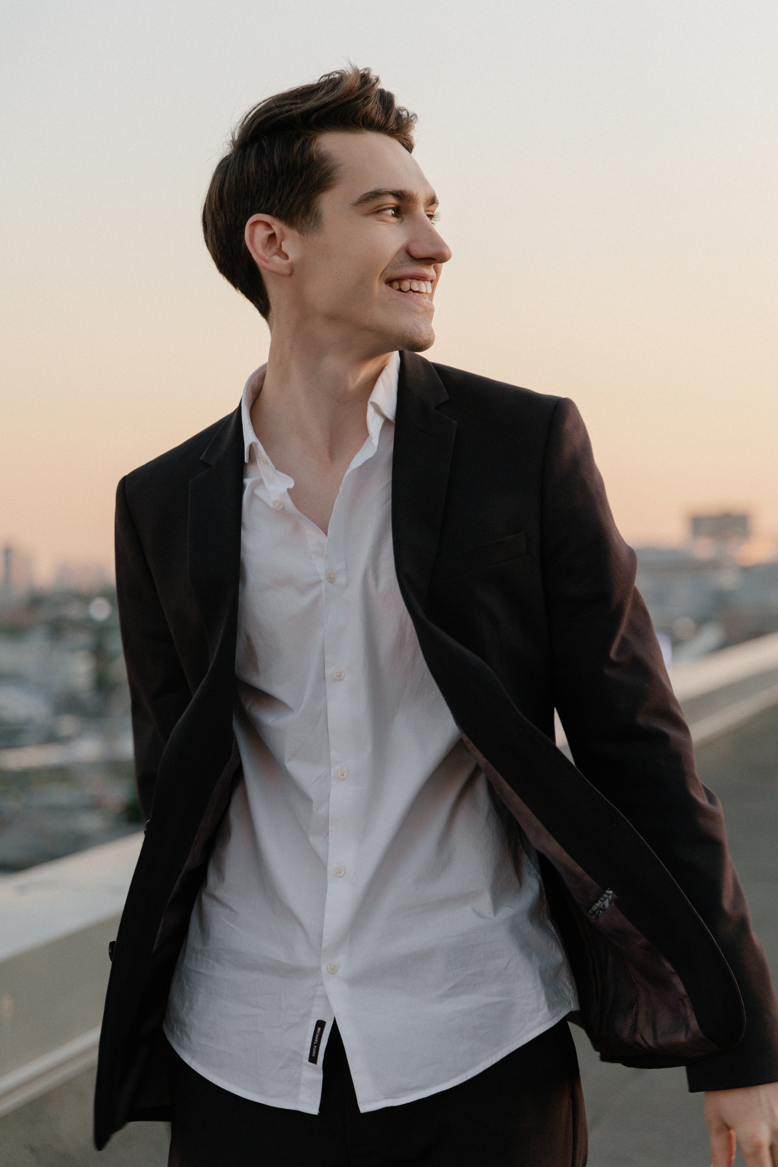 Дмитрий и Катерина: закат на крыше АРХИВ. Свадебный фотограф Москва